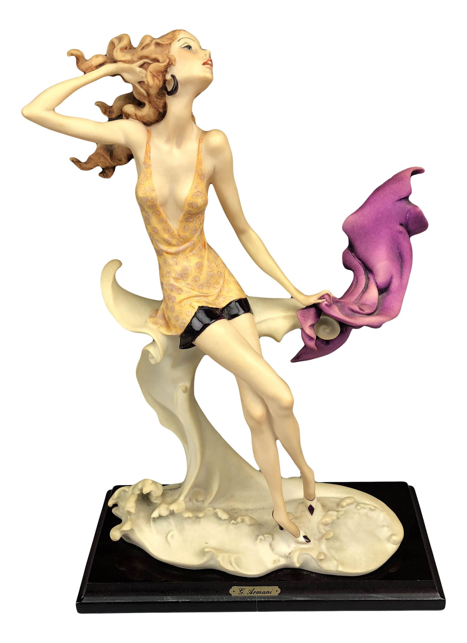 Armani Seashore Summer #540C Girl w Scarf Figurine (1 of 4)