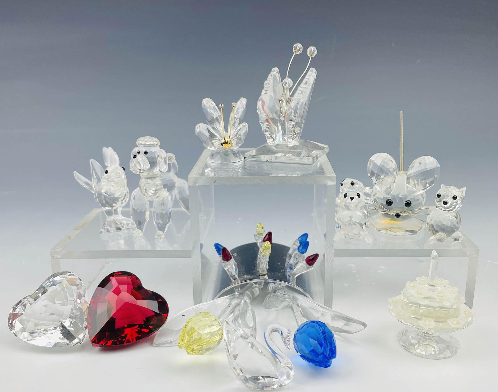 Swarovski Crystal Collection 15pc Glass Figurines (1 of 5)