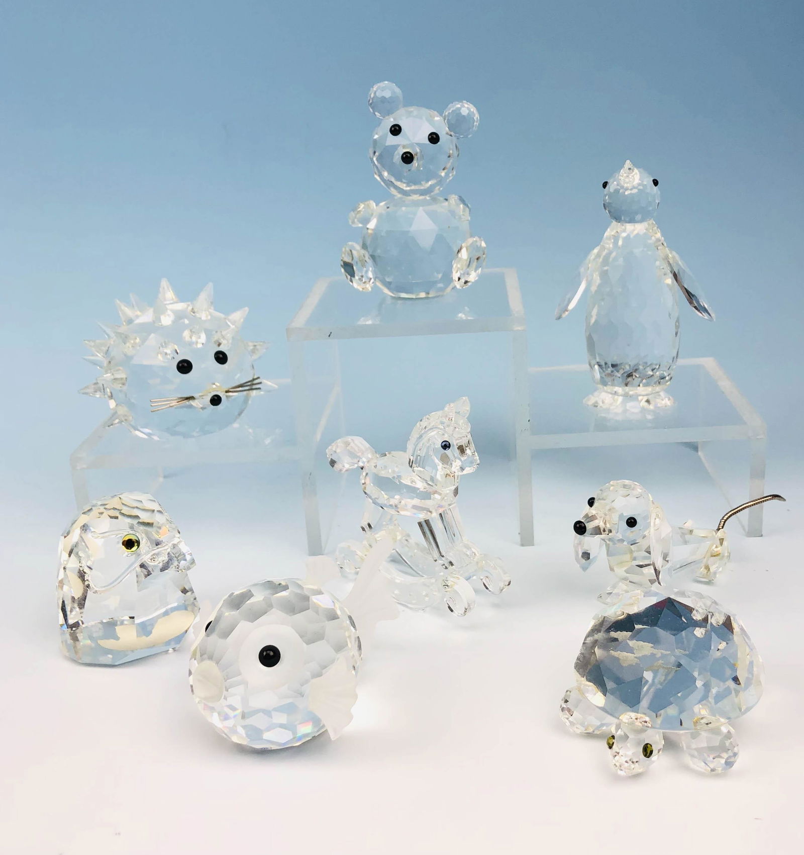 Swarovski Austrian Crystal Glass Figurine 8 pc LOT (1 of 5)