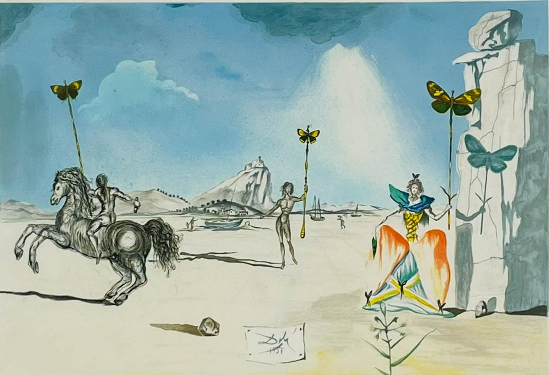 Les Papillion L/E Lithograph after Salvador Dali (1 of 5)