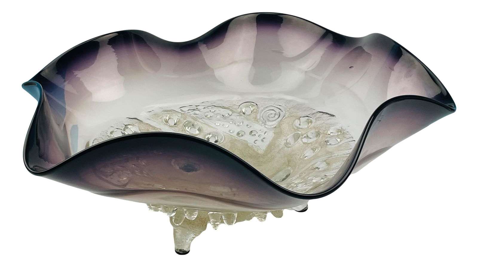 Neal Drobnis 20th C Studio Blown Glass Centerpiece (1 of 5)