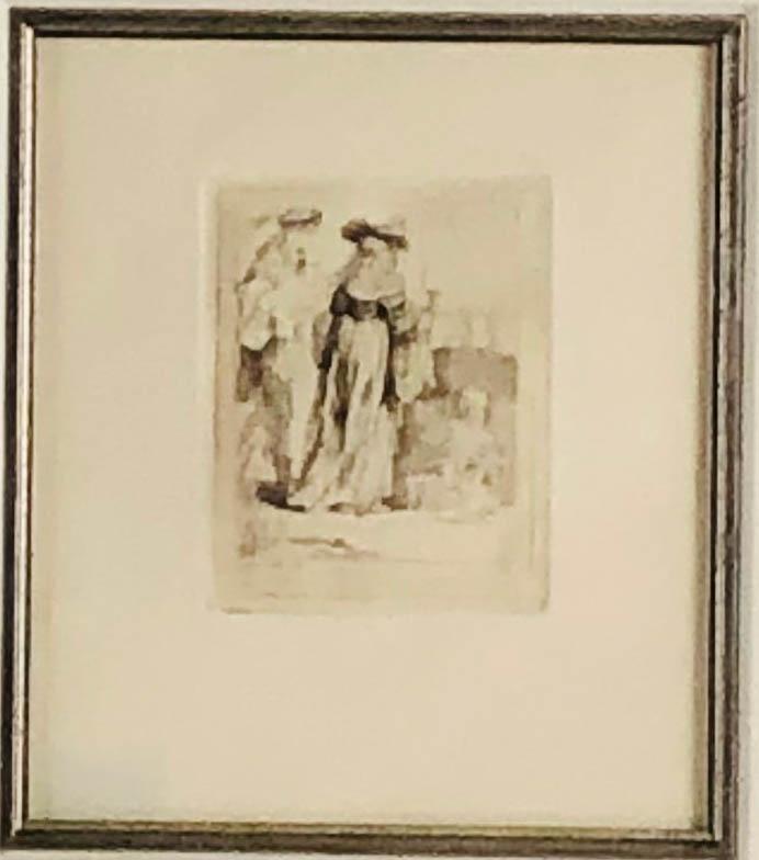 Armand Durand Macabre Etching after Rembrandt (1 of 5)