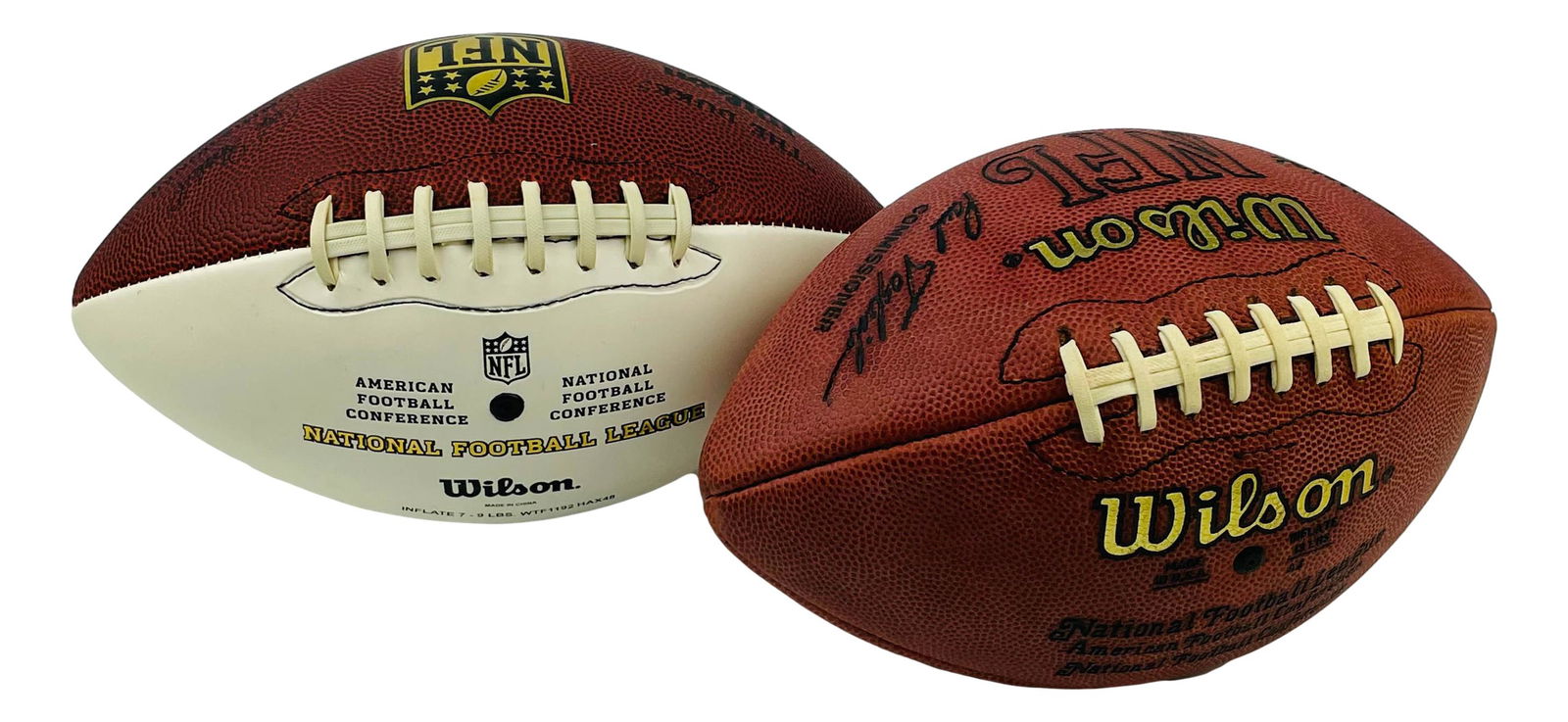 National Football League NFL Football SIGNED LOT (1 of 3)