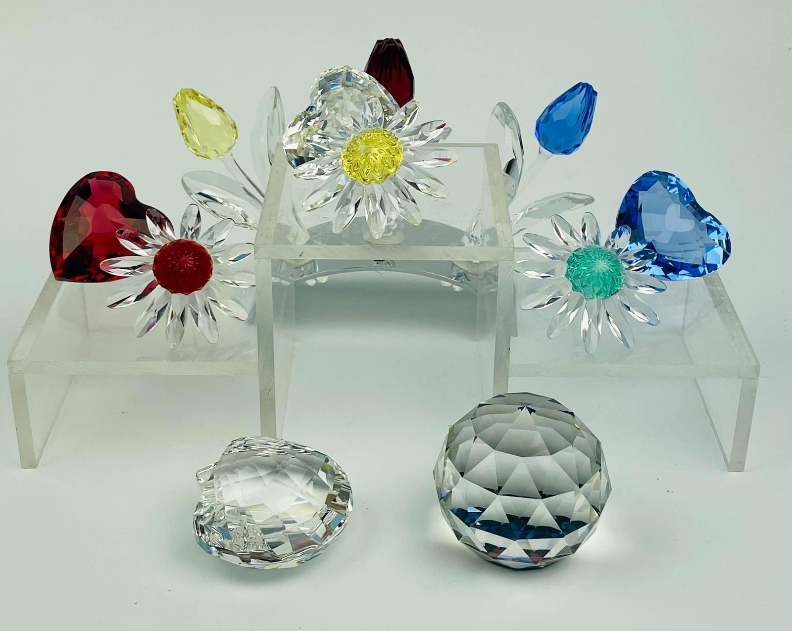 Swarovski Austrian Crystal Glass Figurine 9pc LOT (1 of 10)