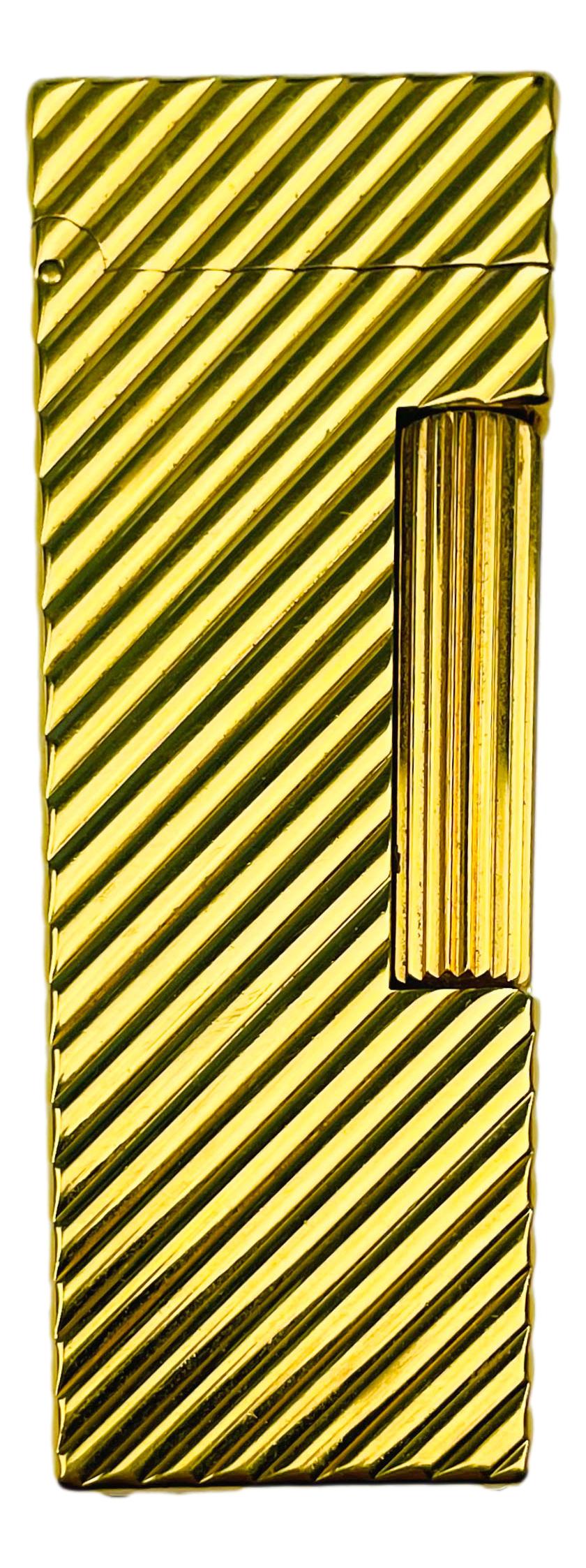 Dunhill Rollagas Gold Tone Cigarette Cigar Lighter (1 of 4)