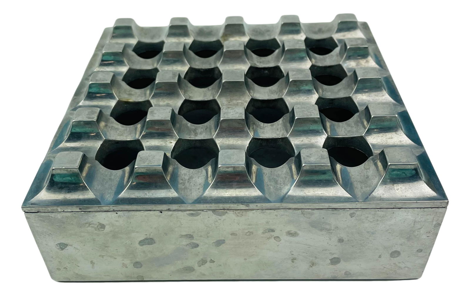 Mid Century Modern MCM Ultima 15 Aluminum Ashtray (1 of 4)