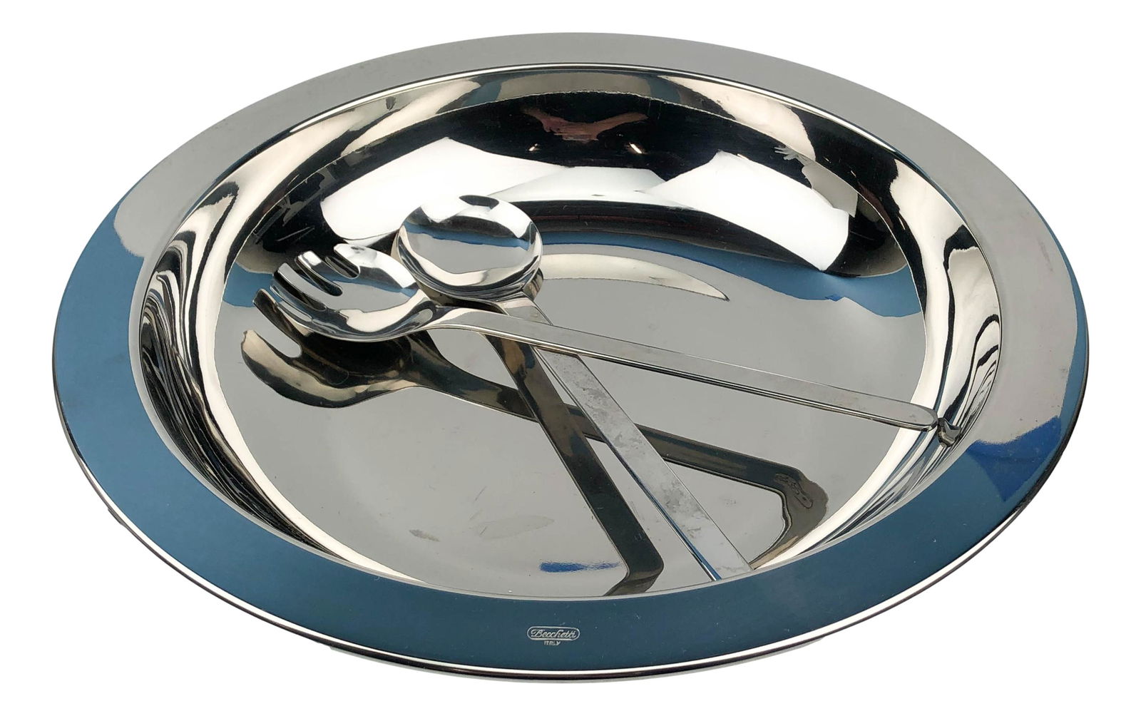 Becchetti Modernist Stainless Steel Bowl & Servers (1 of 3)