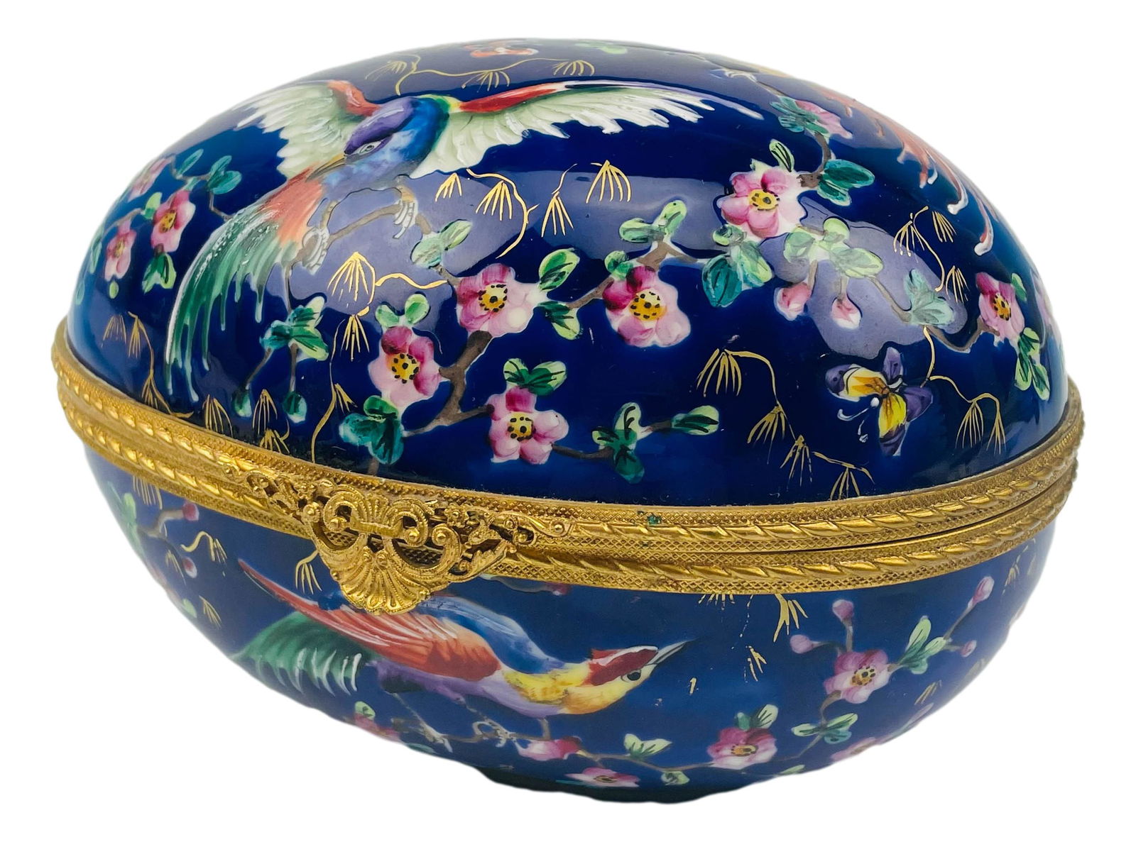 Limoges French Porcelain Enamel Trinket Ring Box (1 of 4)