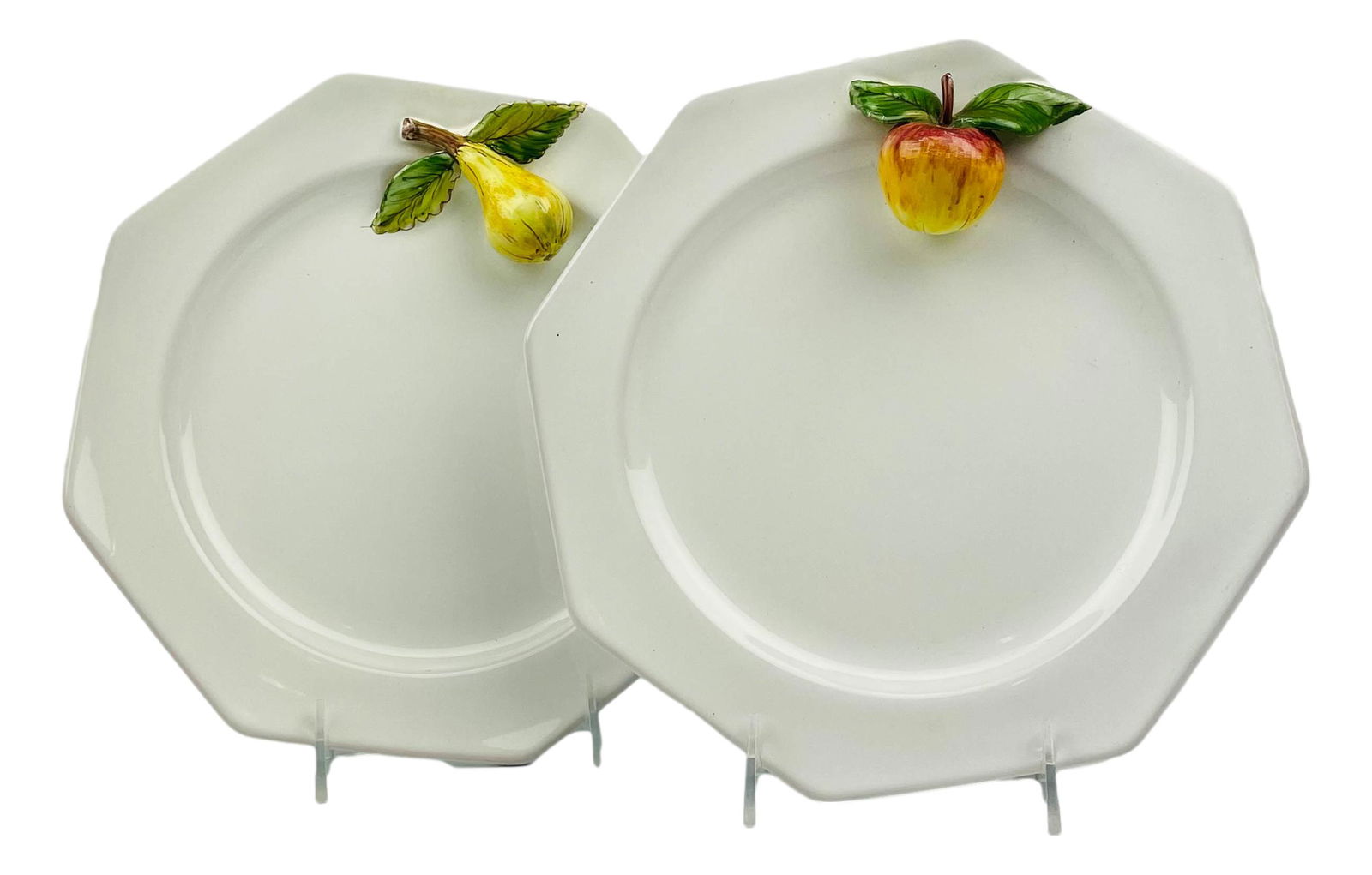 Atelier de Segries Ceramic Trompe L'oeil Plate x 2 (1 of 3)