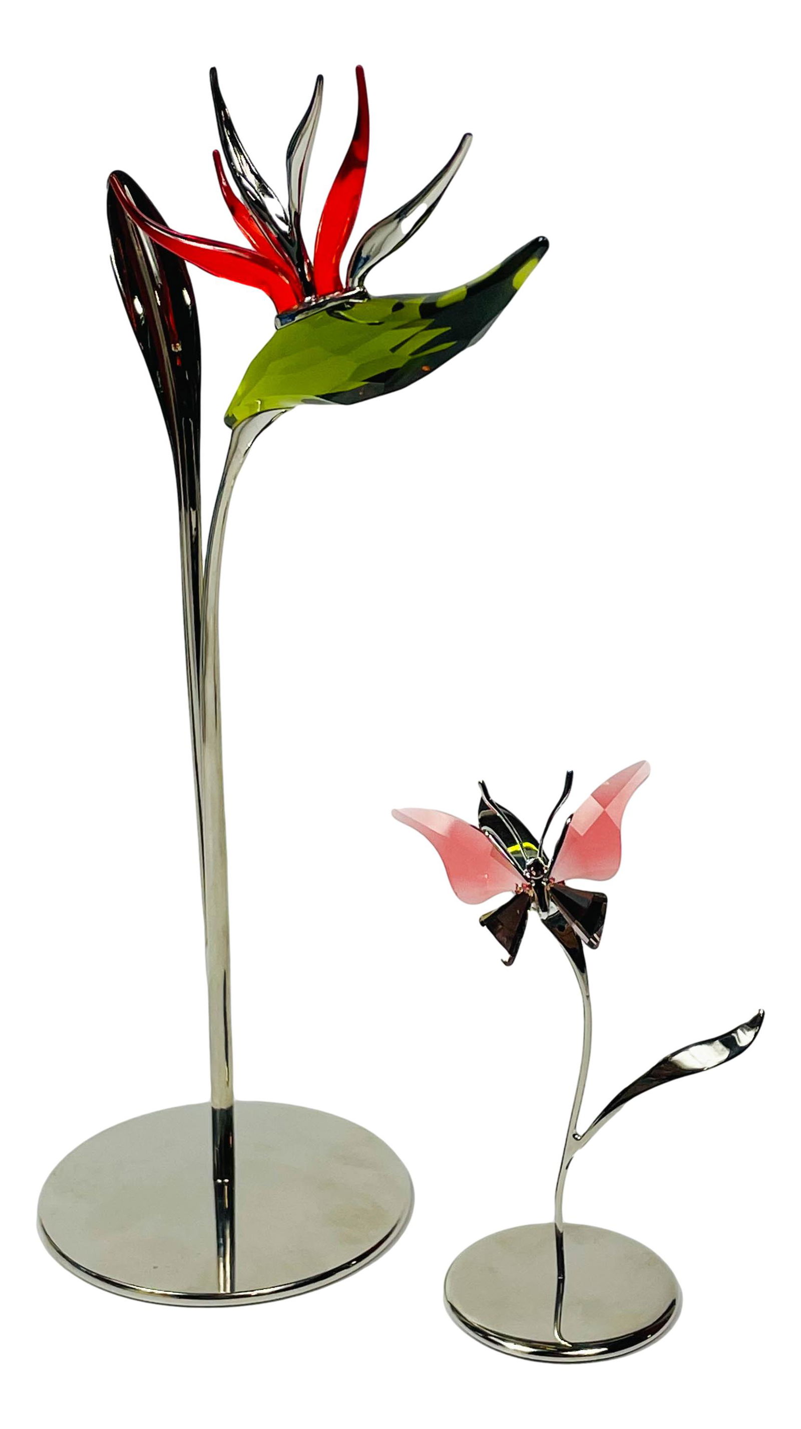 Swarovski Crystal Flower and Butterfly Figures 2pc (1 of 6)