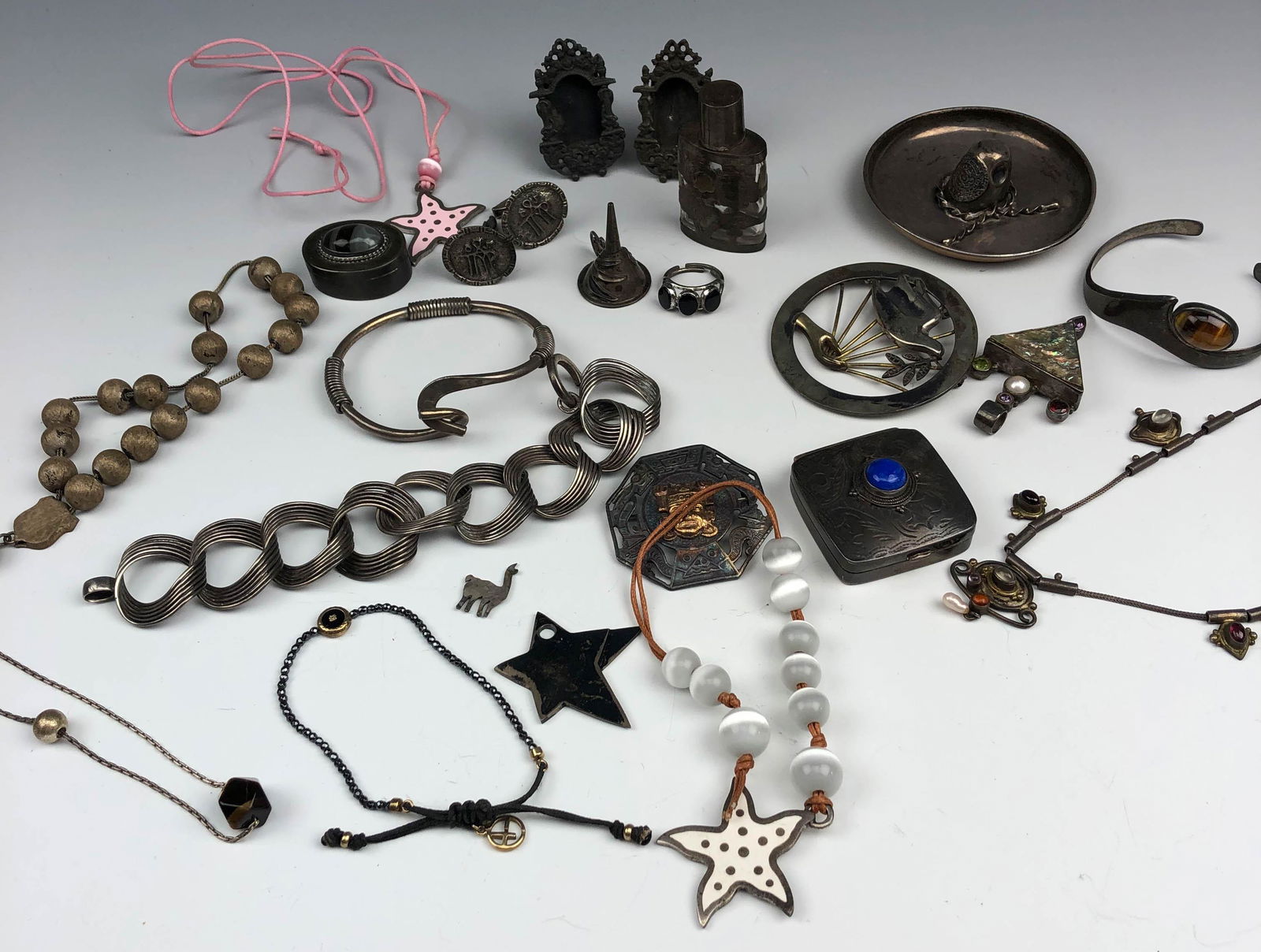 Sterling Silver Boxes Jewelry & More LOT 320.1g (1 of 10)