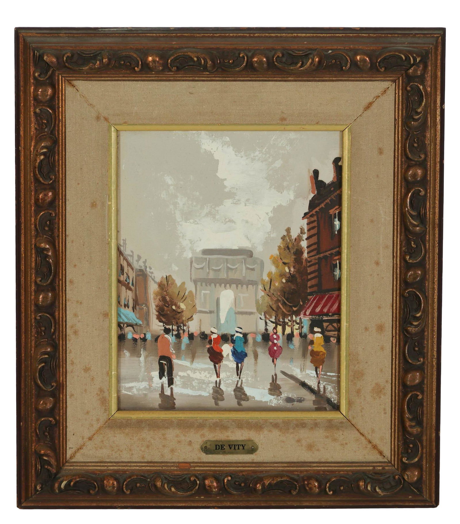 Antonio DeVity 1901-1993 Arc De Triomphe Painting (1 of 5)