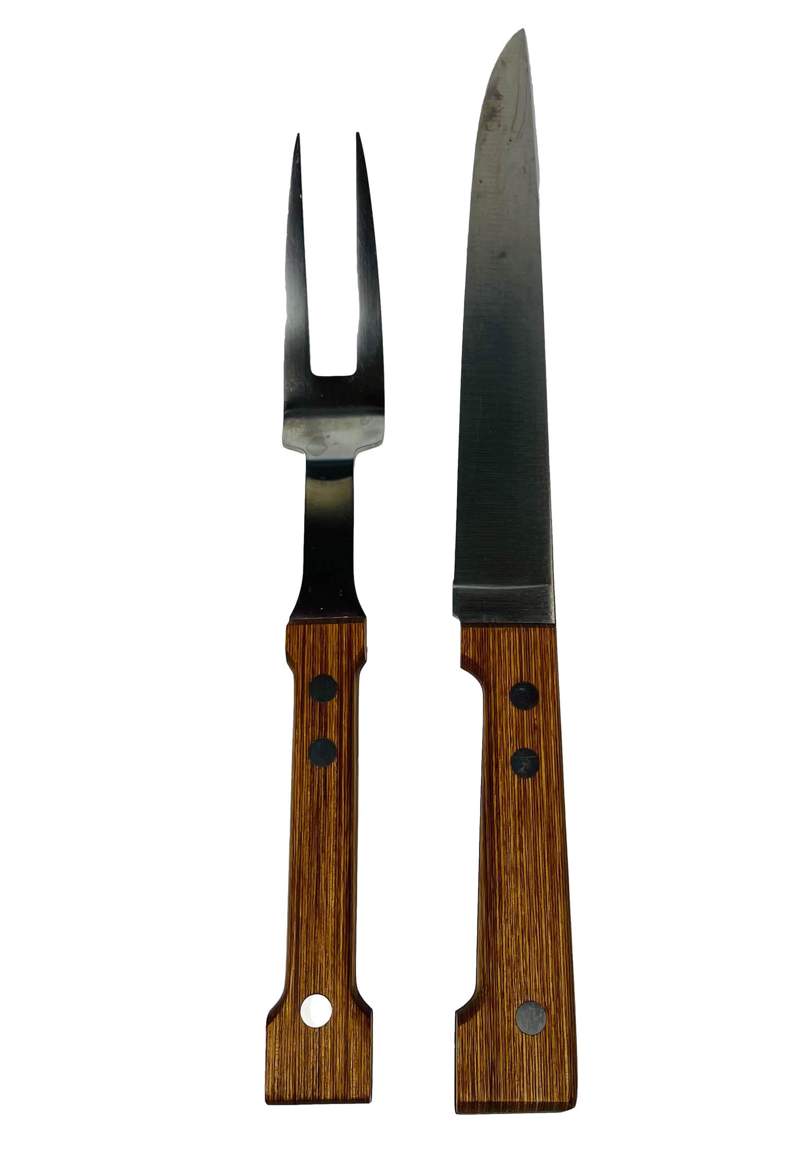 Dansk Kobenstyle Wood Steel 2pc Carving Set w/ Box (1 of 8)