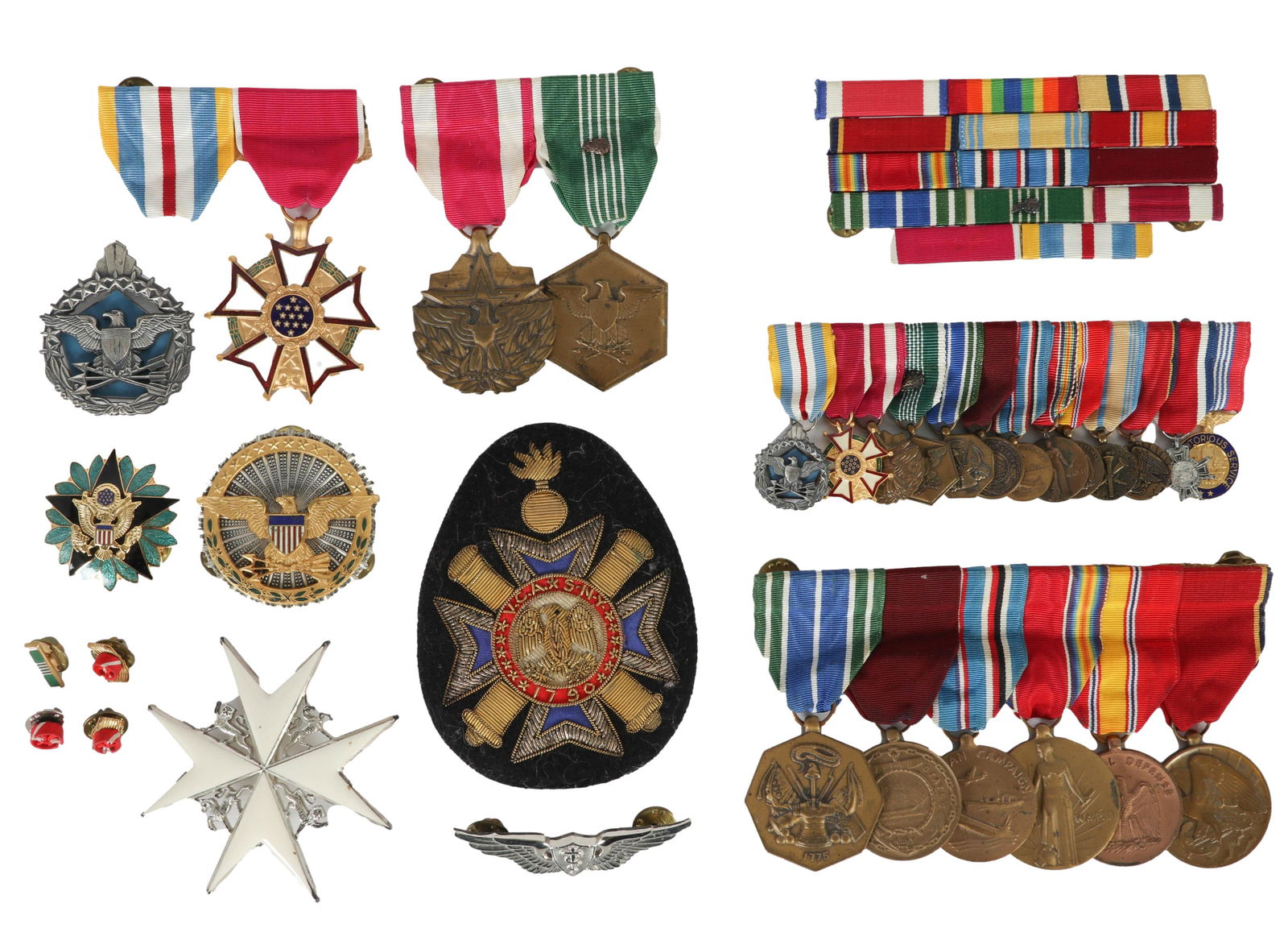 American Military Awards Patches Ribbon ESTATE LOT (1 of 4)