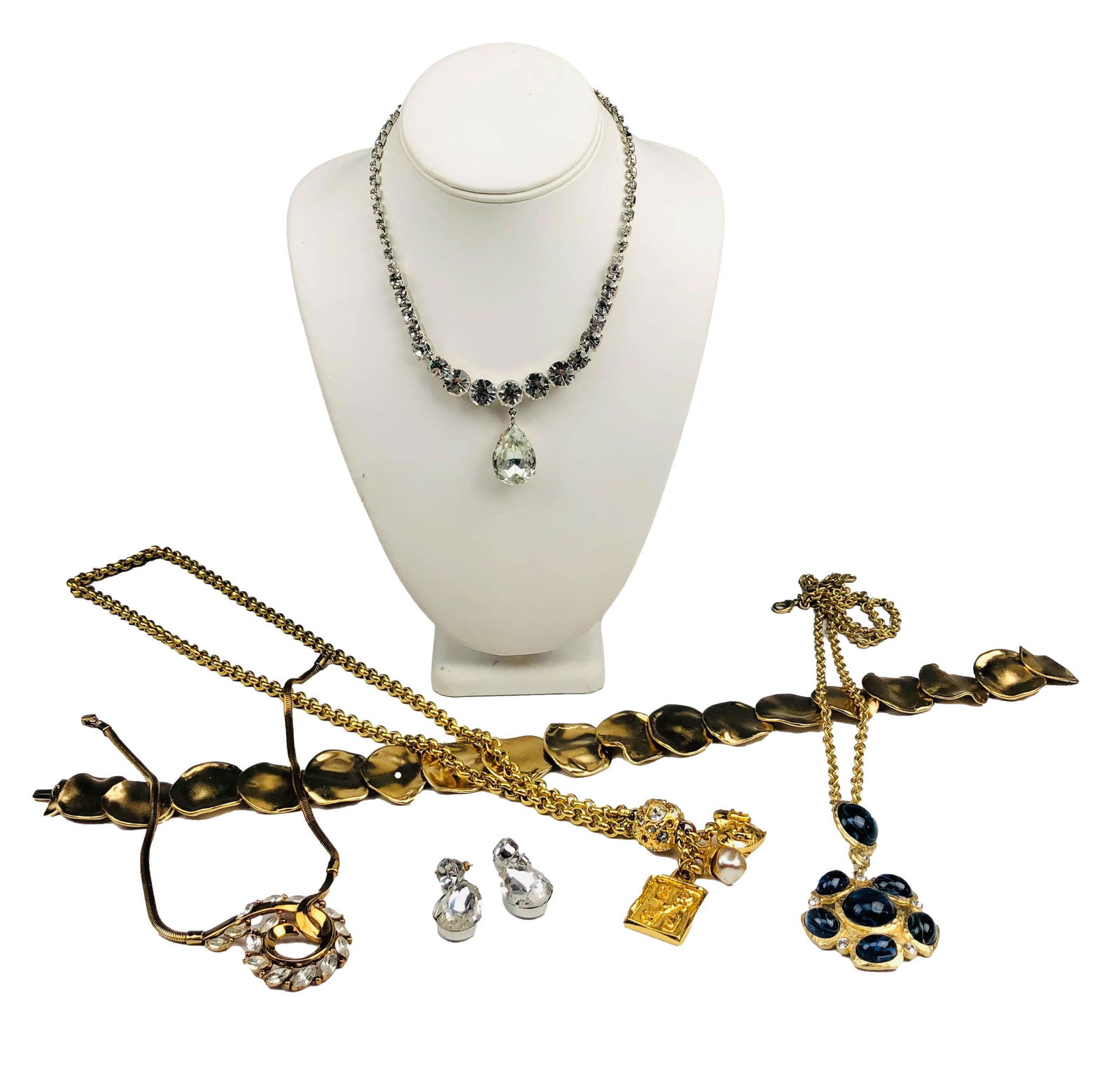 Kirks Folly Ciner Trifari 5pc Costume Jewelry LOT (1 of 12)