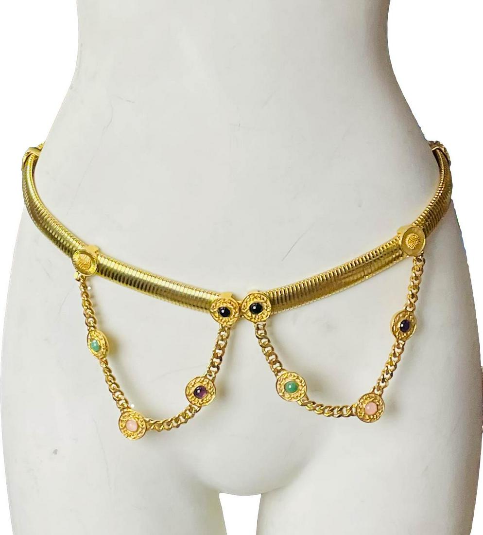 Judith Leiber Omega Bejeweled Designer Ladies Belt (1 of 2)