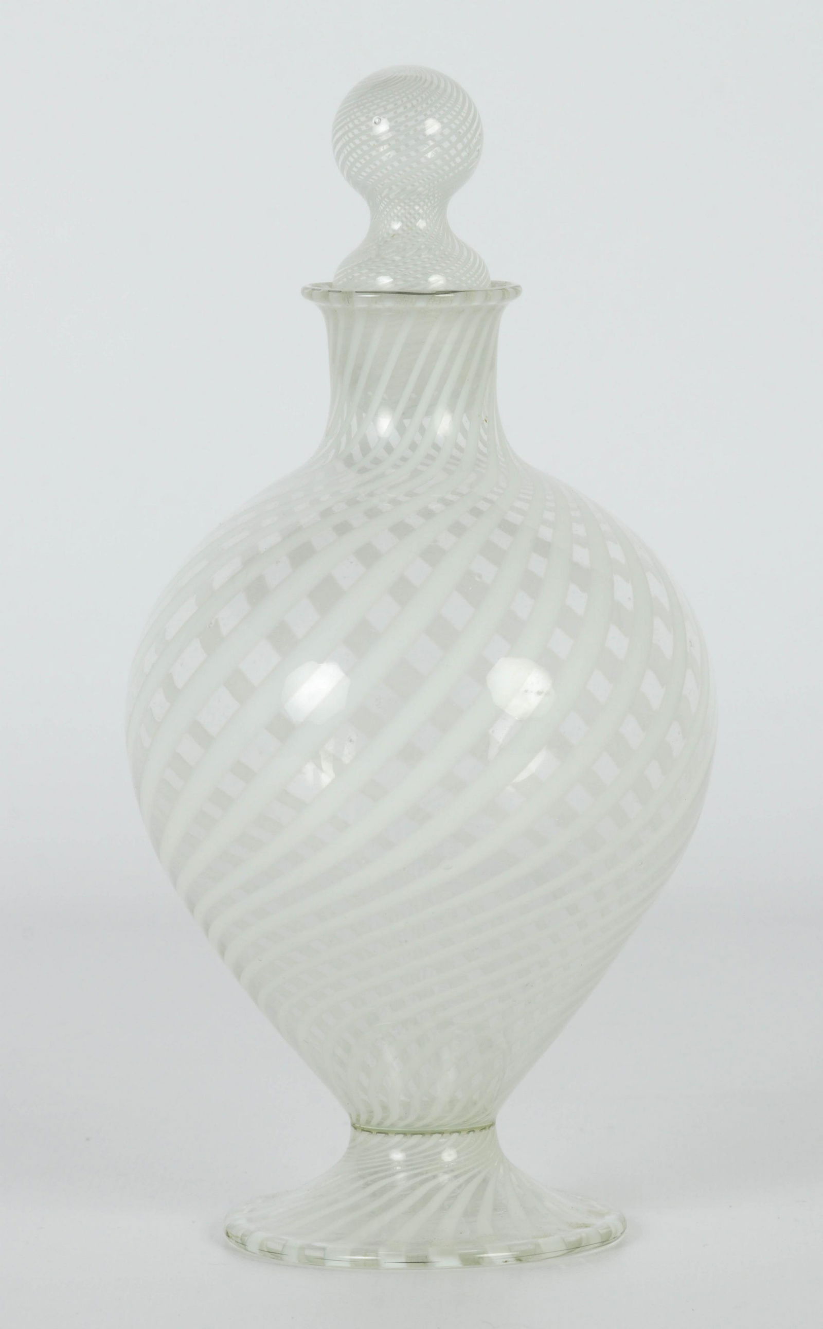 Murano Venetian Mid Century Blown Art Glass Bottle (1 of 4)