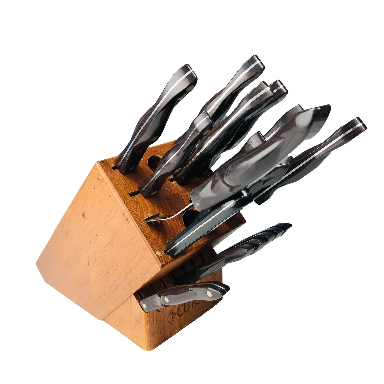 Cutco 17pc Cutlery Knife w Storage Wooden Block (1 of 6)