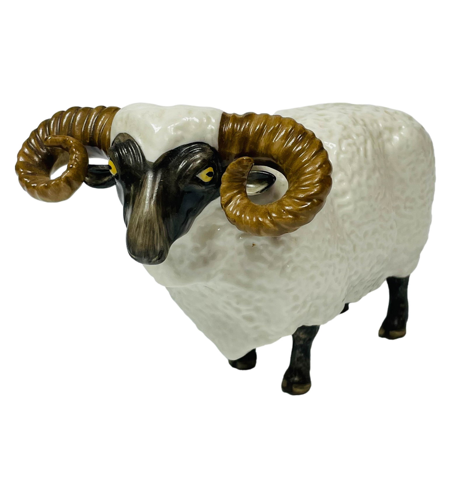 Dresden Irish Porcelain Horned Ram Sheep Figurine (1 of 5)