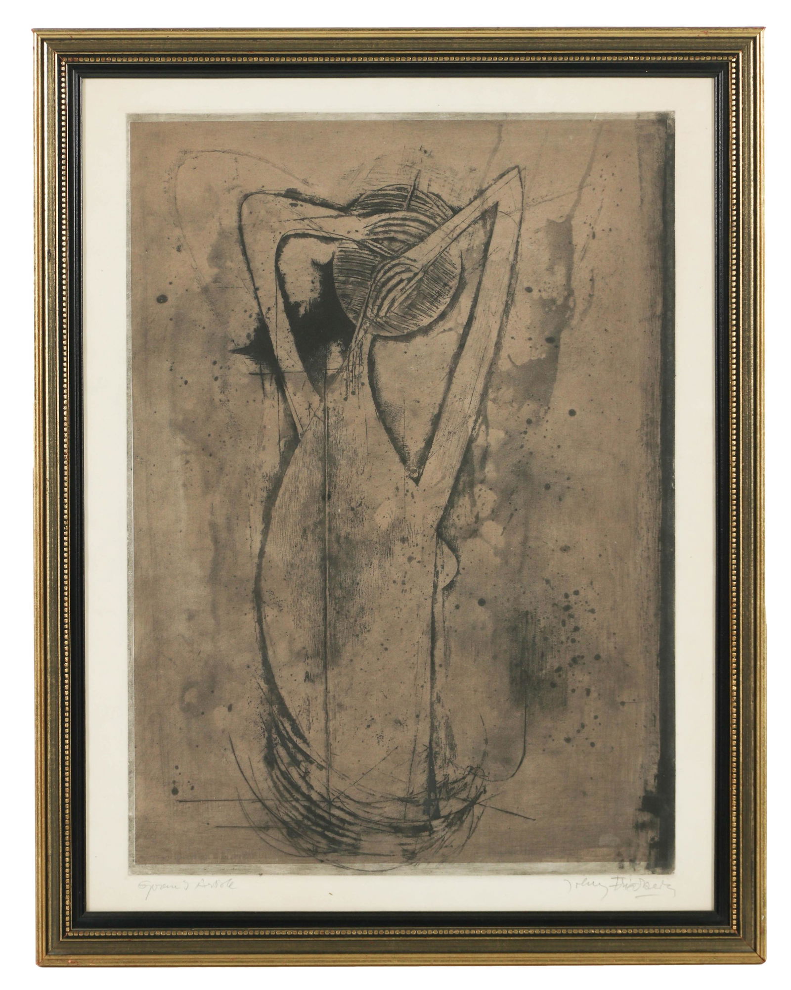 Johnny Friedlaender 1912-1992 Modernist Engraving (1 of 6)