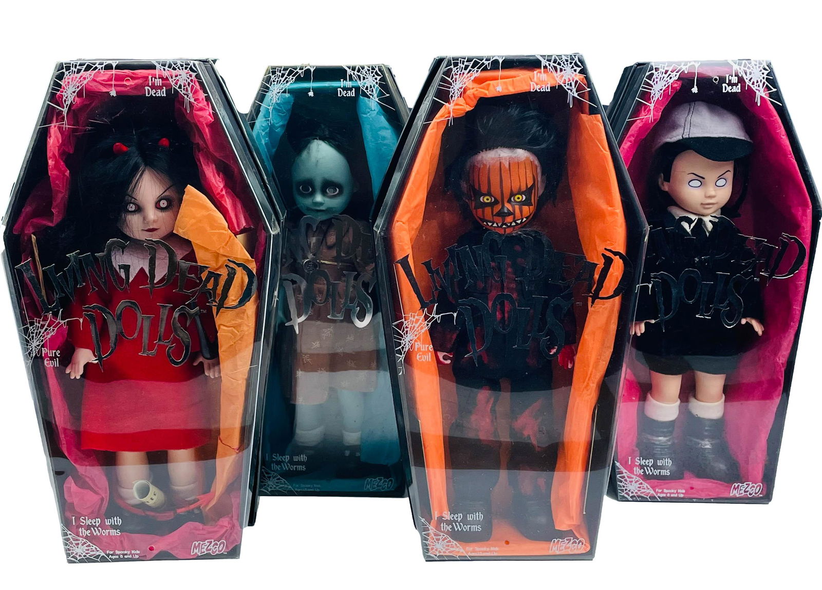 Mezco Toys Living Dead Dolls 4pc Original Box LOT (1 of 6)