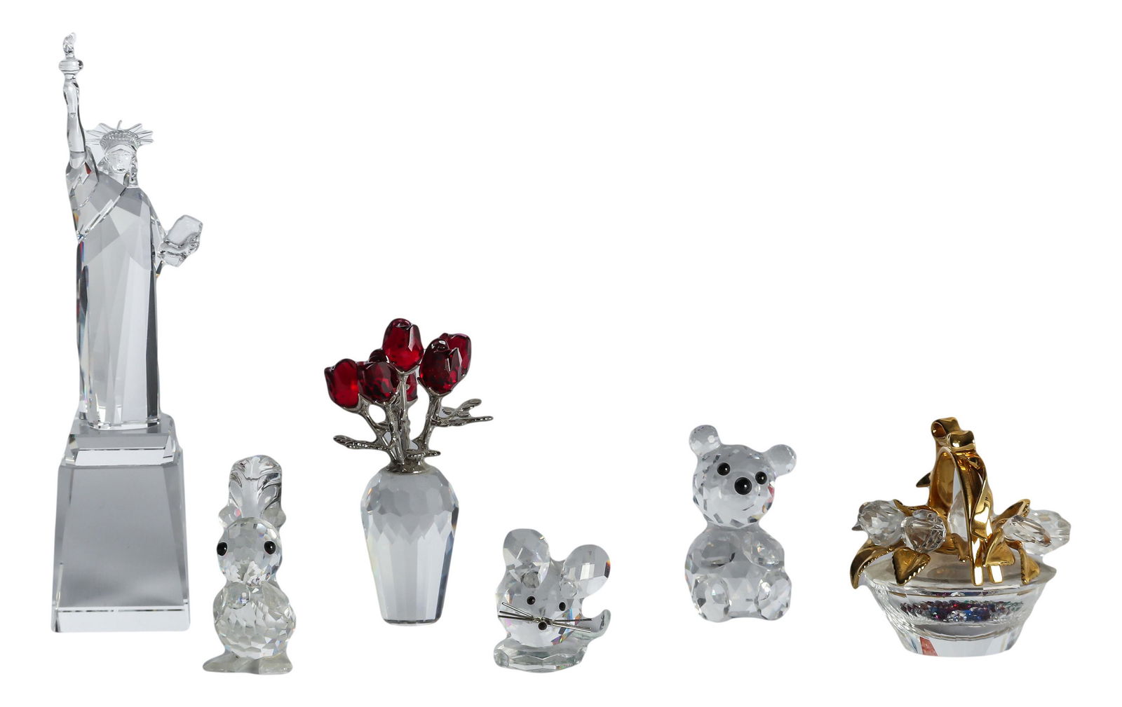 Swarovski Austrian Crystal Glass Figurine 6pc LOT (1 of 5)