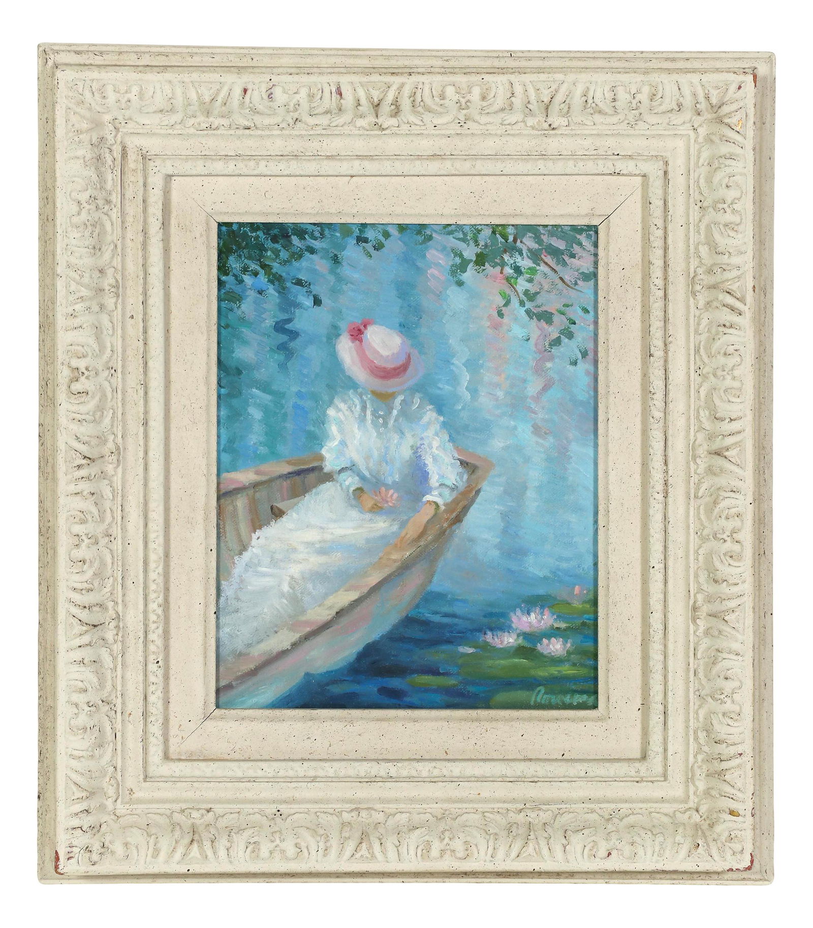 Mystery Artist Post Impressionism Oil Painting (1 of 4)