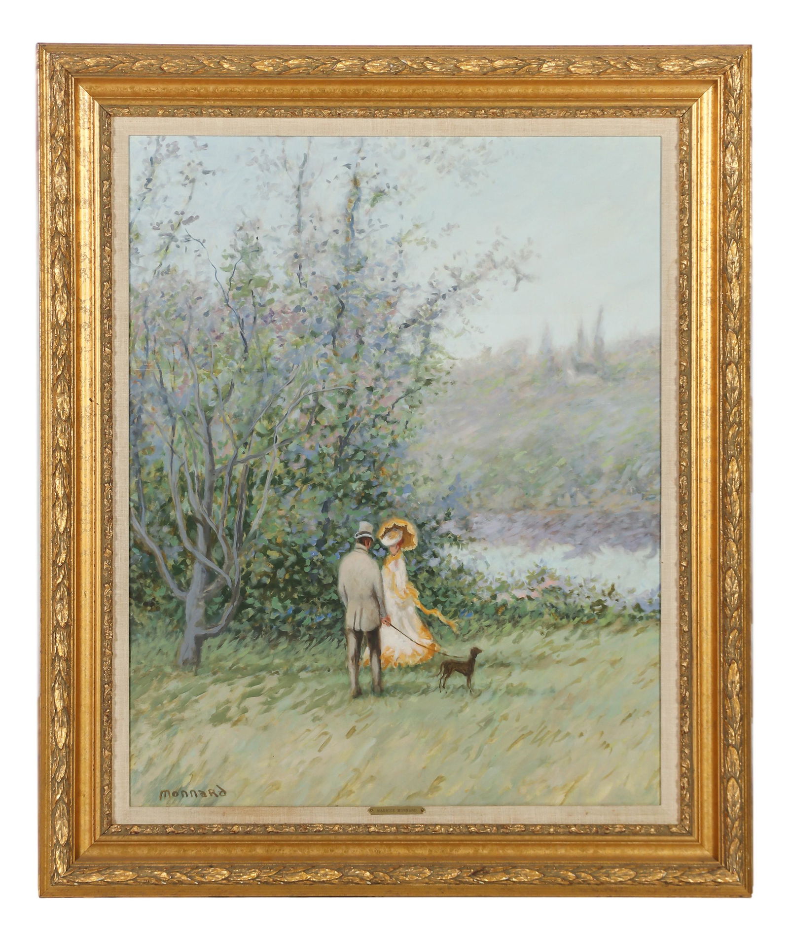 Maurice Monnard 20C Figural Landscape Painting (1 of 6)