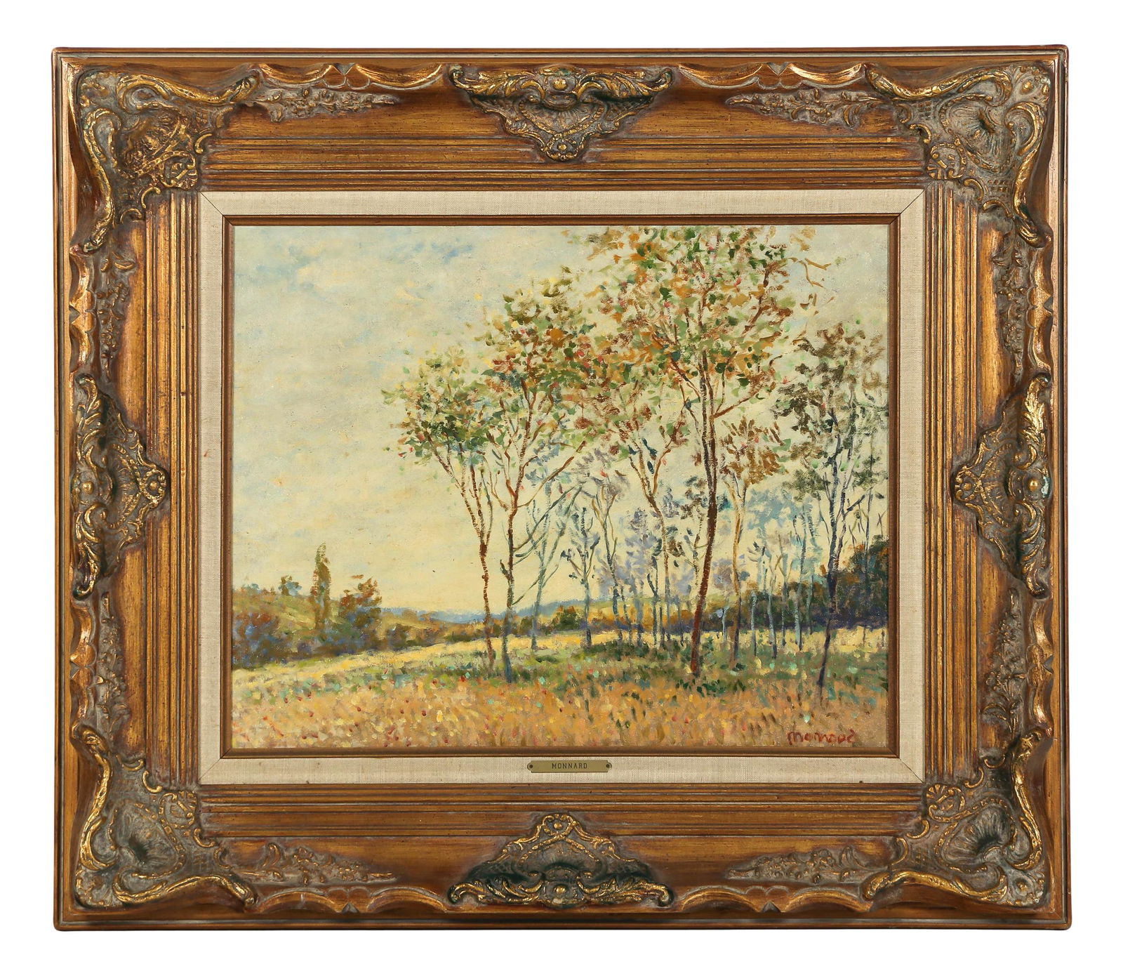 Maurice Monnard 20C Countryside Landscape Painting (1 of 5)