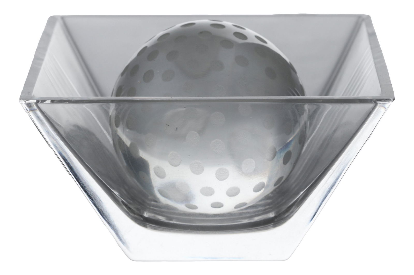 Tiffany Company Crystal Paperweight & Bowl 2pc LOT (1 of 7)