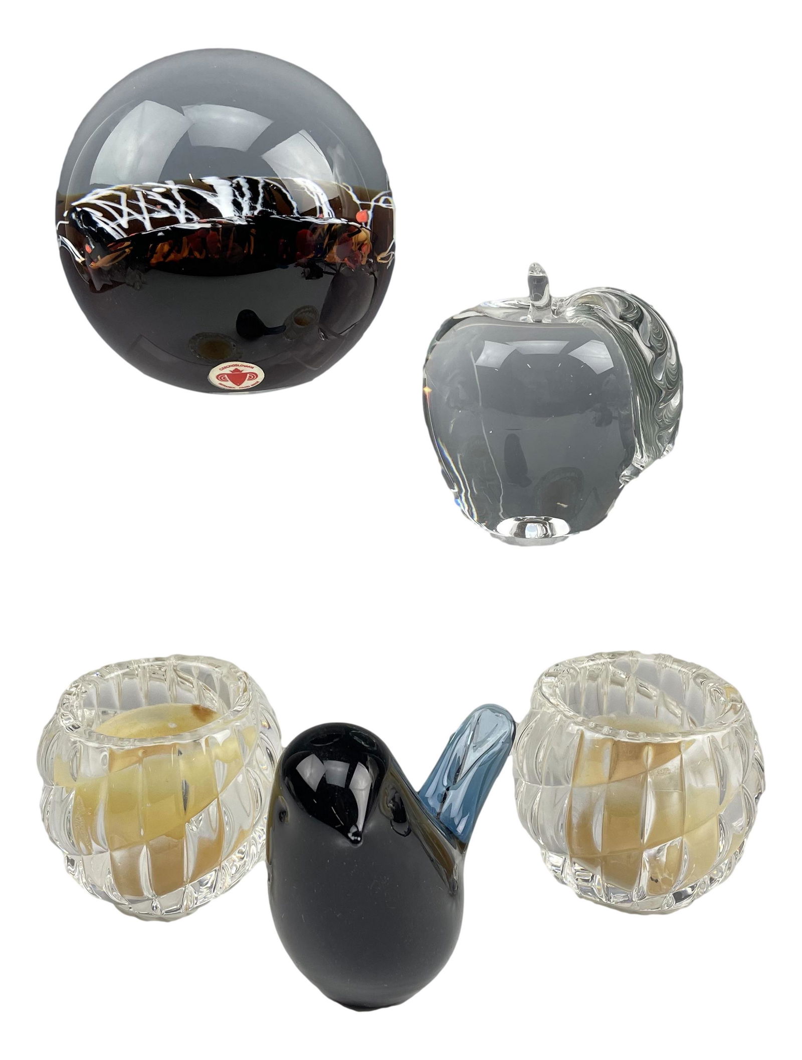 Tiffany & Company Candleholders & Paperweight LOT (1 of 8)