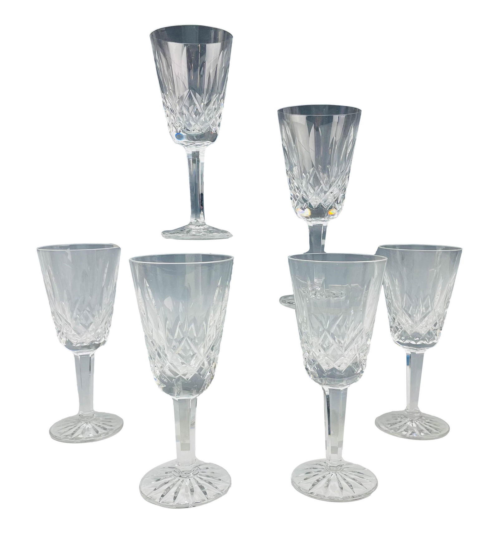 Waterford Irish Crystal Lismore Sherry Glass SET (1 of 6)