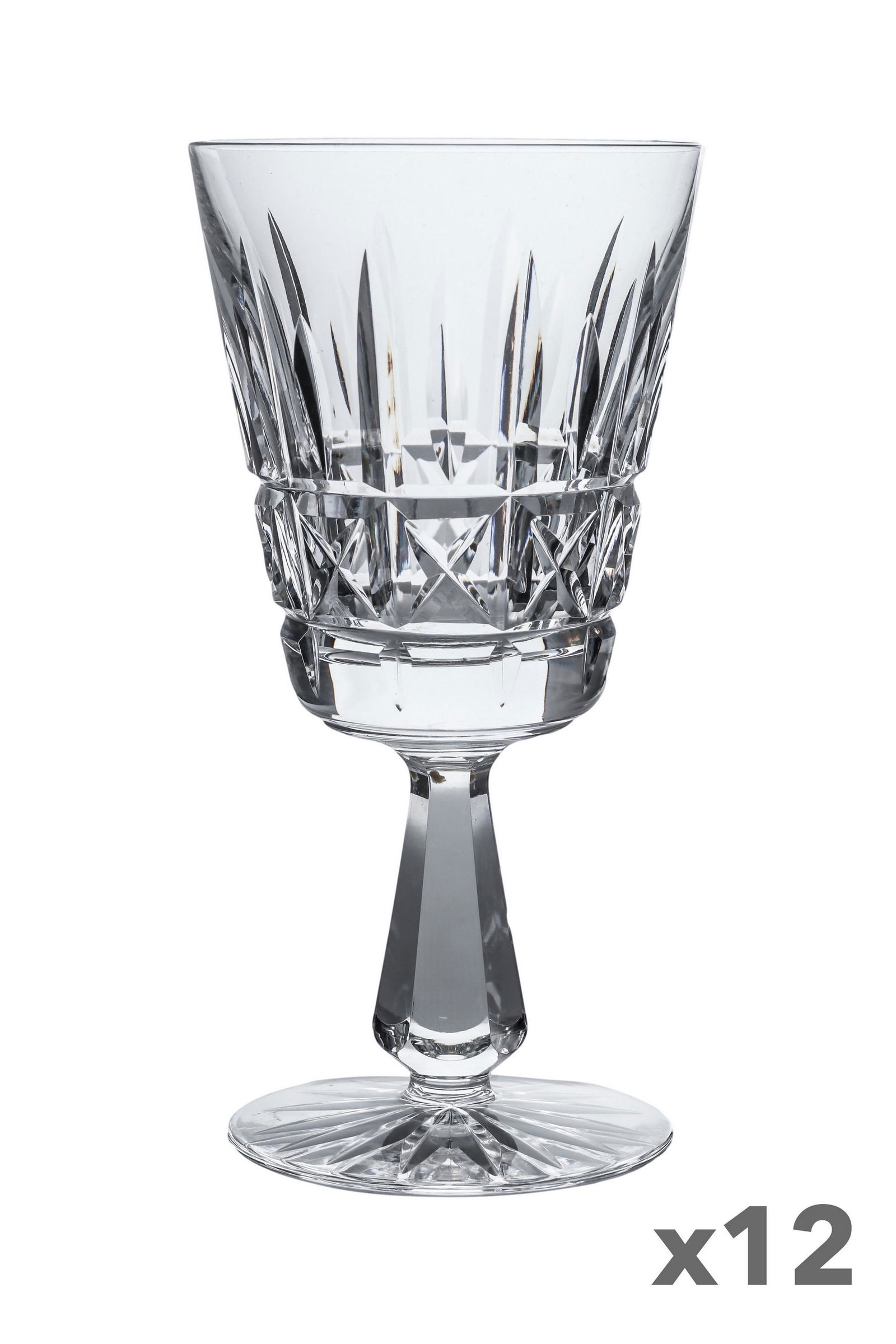 Waterford Crystal 12pc Kylemore Glass Water Goblet (1 of 3)