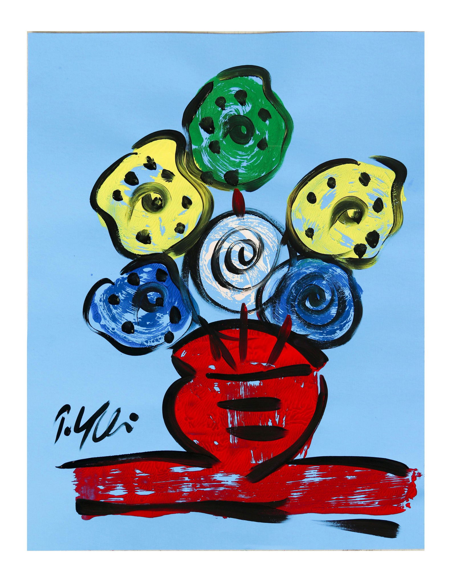 Peter Keil b.1942 My Still Life In Bloom Painting (1 of 5)