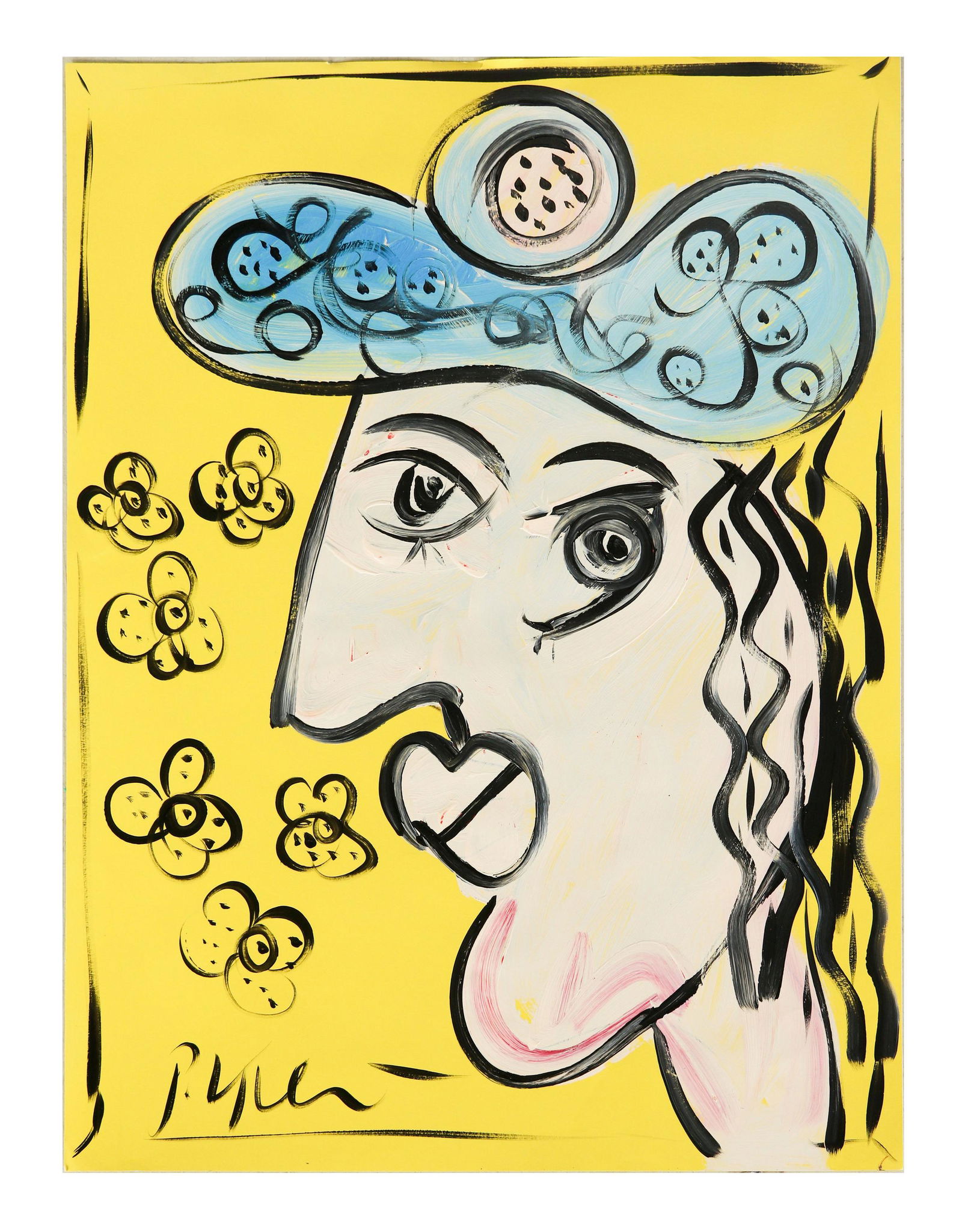 Peter Keil b.1942 Debbie Gibson Portrait Painting (1 of 5)