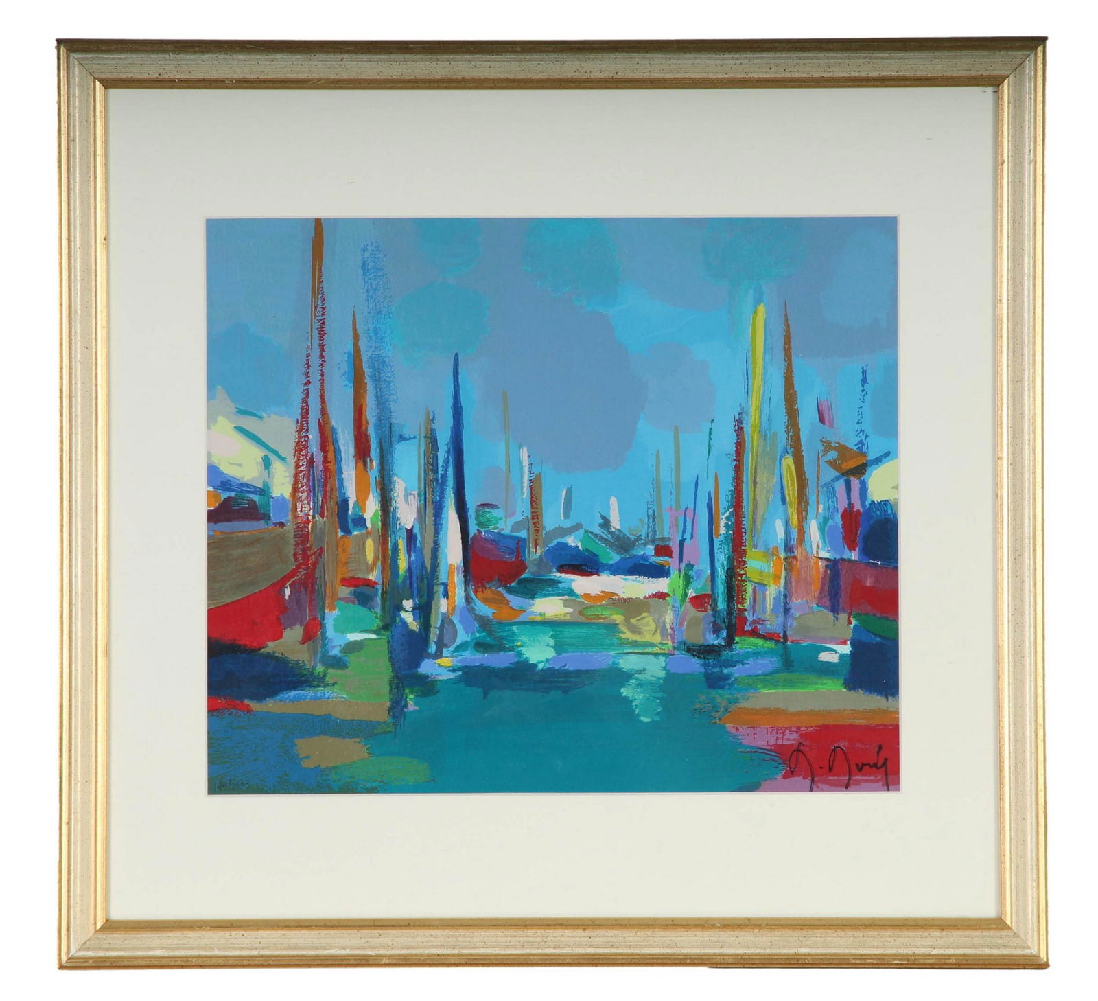 Marcel Mouly 1918-2008 Seascape Serigraph SIGNED (1 of 4)