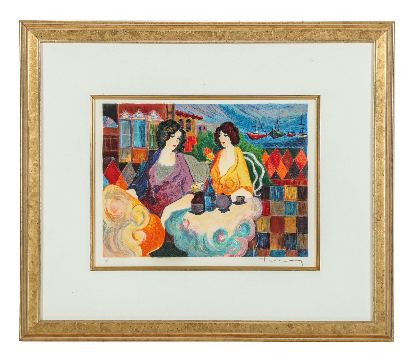 Itzchak Tarkay (1935-2012) Color Serigraph SIGNED (1 of 5)