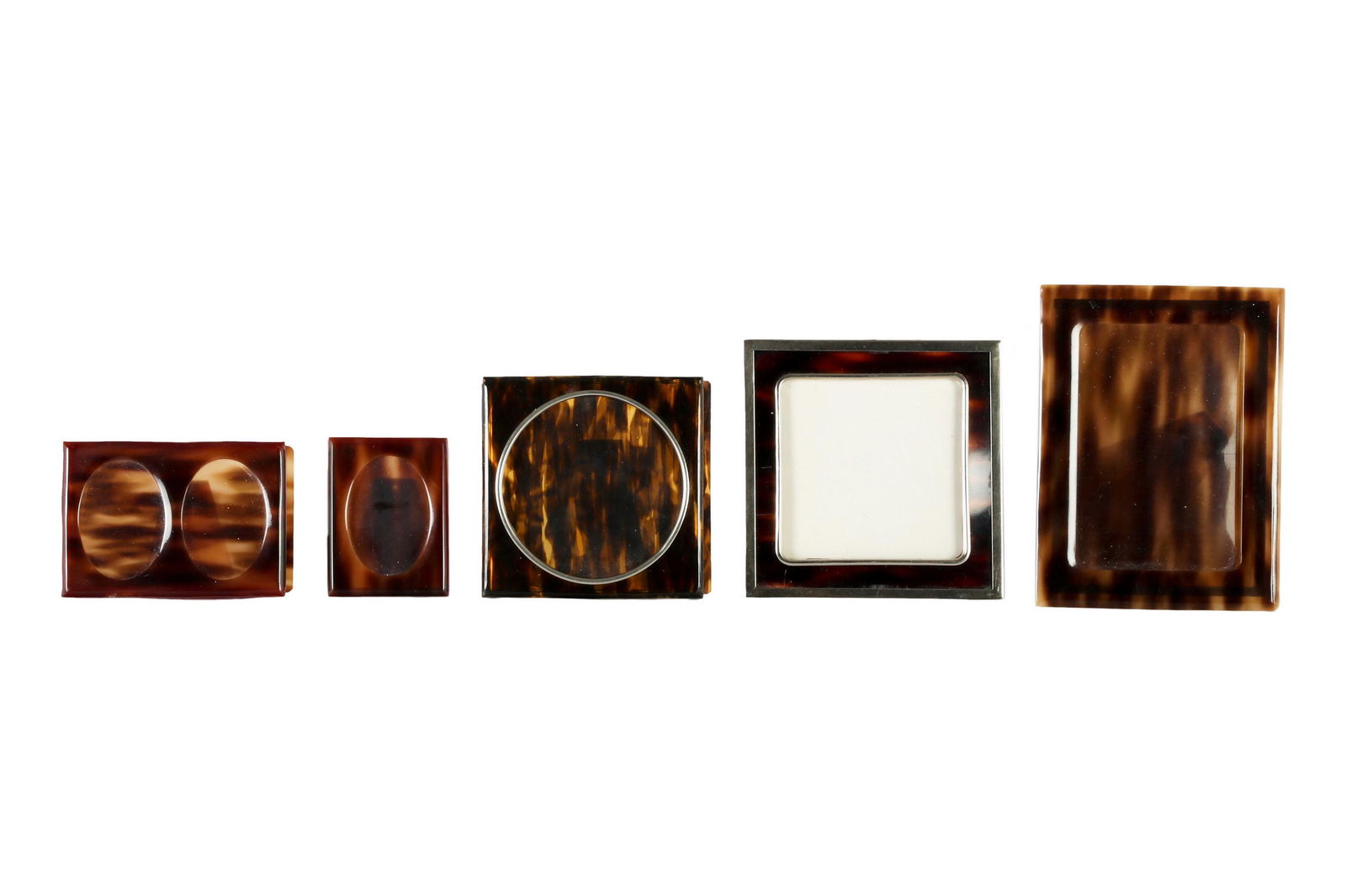 Tano Madrid Faux Tortoise Picture Photo Frame LOT (1 of 3)
