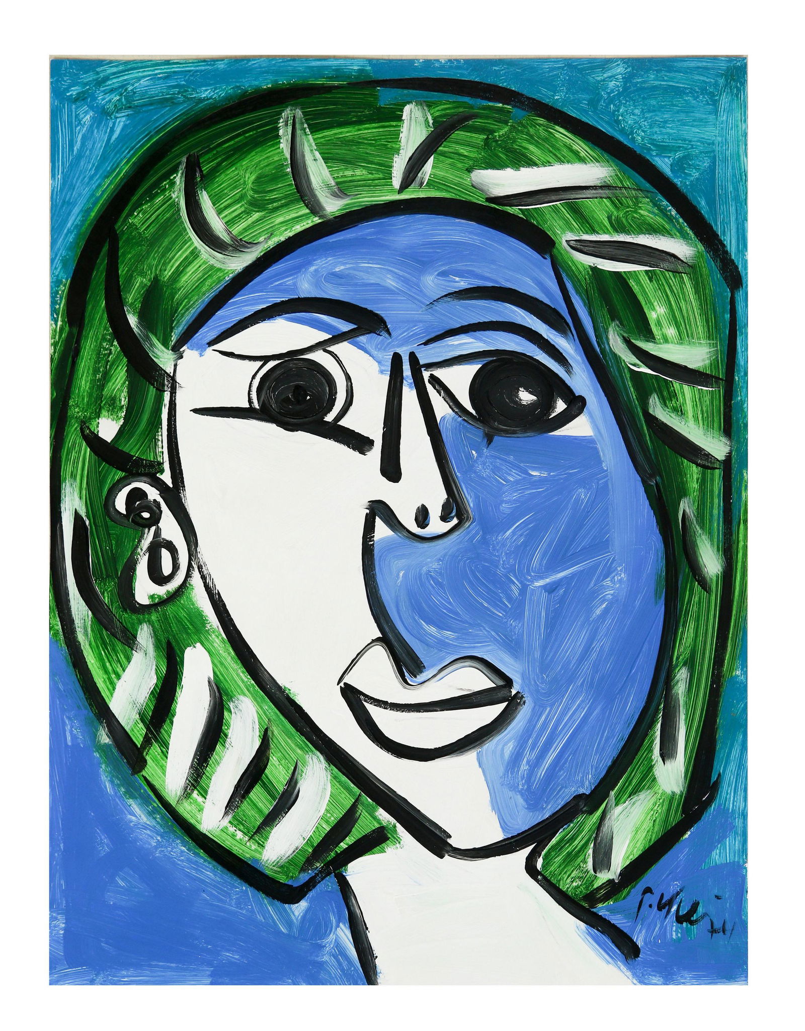 Peter Keil b.1942 Tribute To Tina Turner Painting (1 of 5)