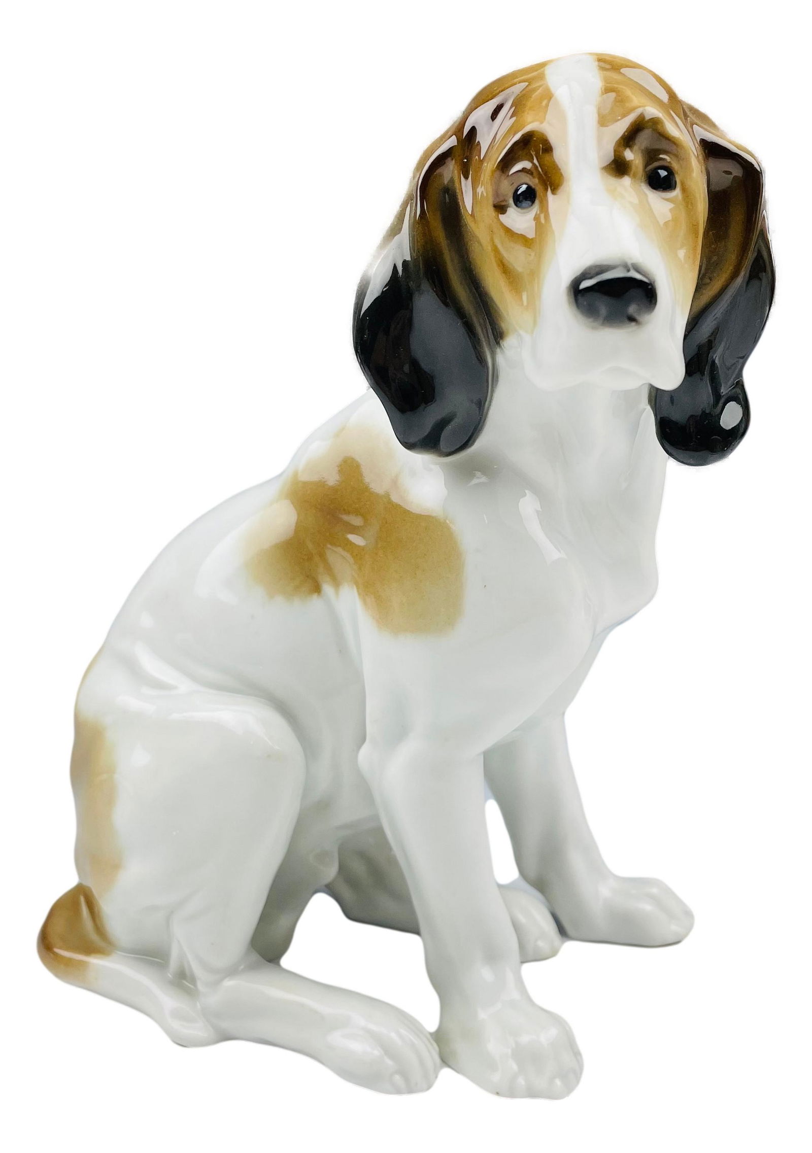 Karl ENS Volkstedt German Porcelain Dog Figurine (1 of 5)