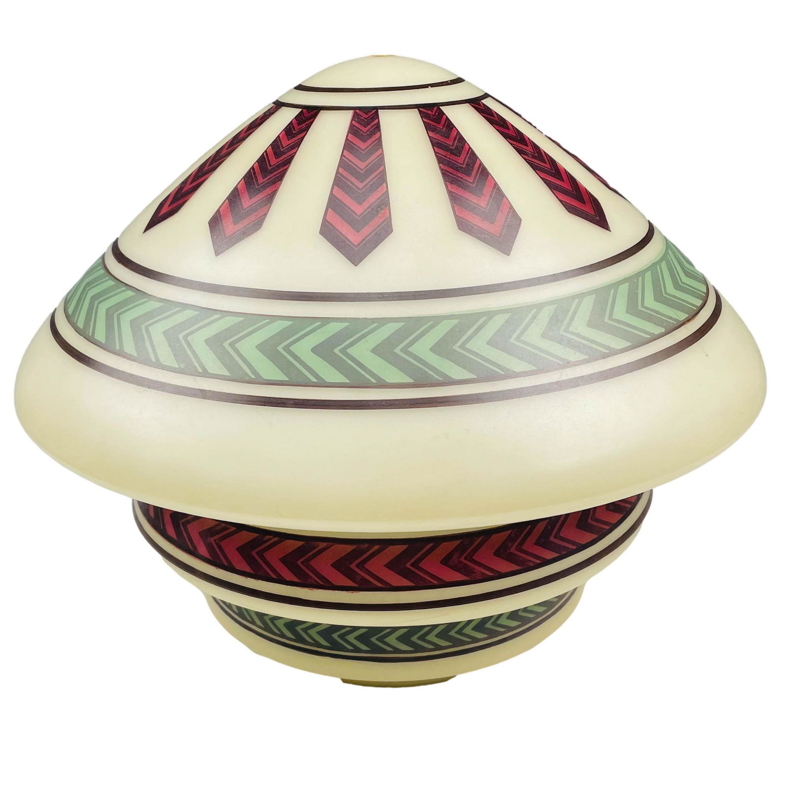 Art Deco Satin Glass Mushroom Style Lamp Shade (1 of 8)