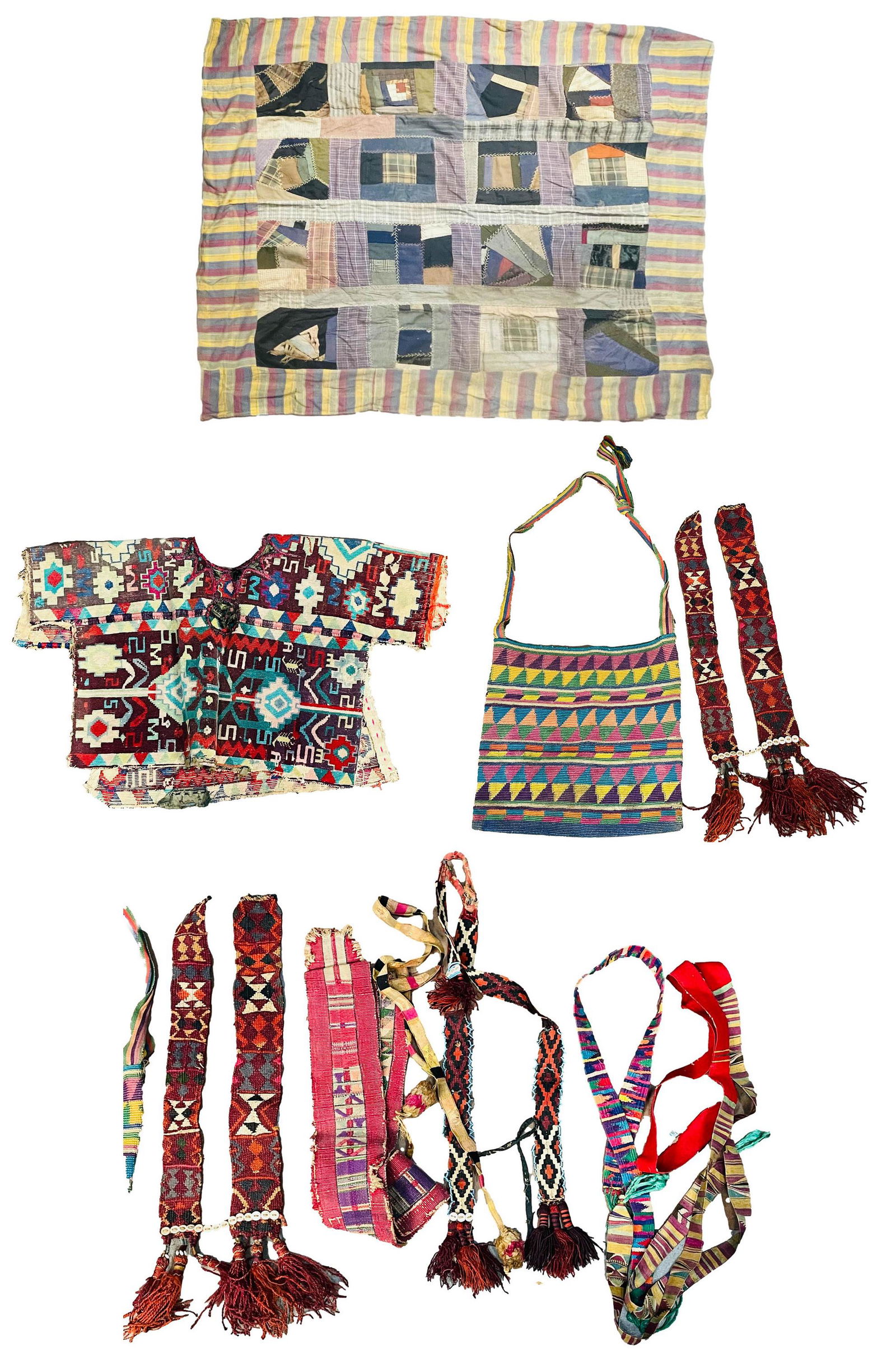 Indigenous & Native Hand Woven Textile Art LOT (1 of 5)