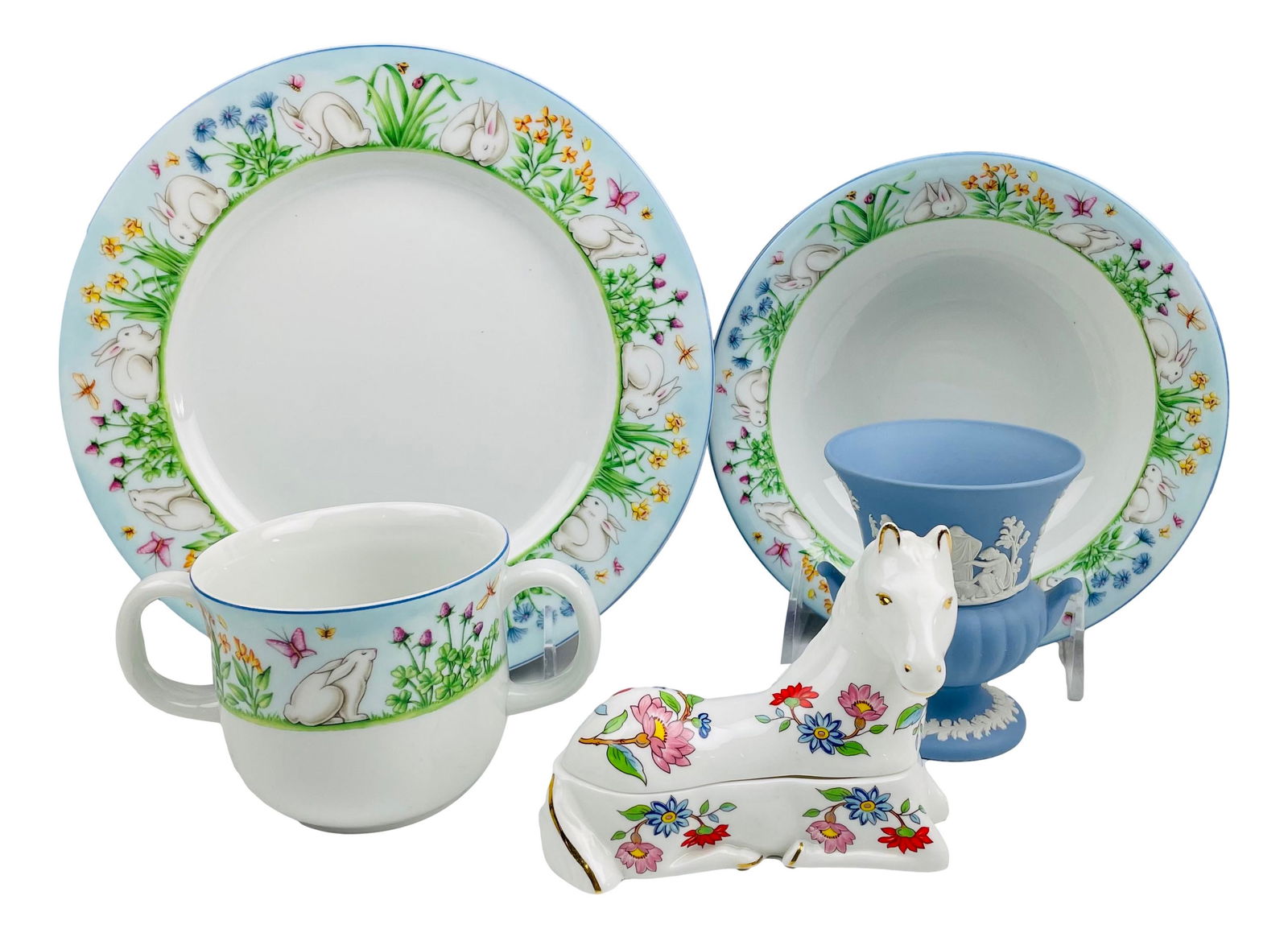 Tiffany Aynsley Wedgwood Cup Bowl Plate Vase LOT (1 of 9)