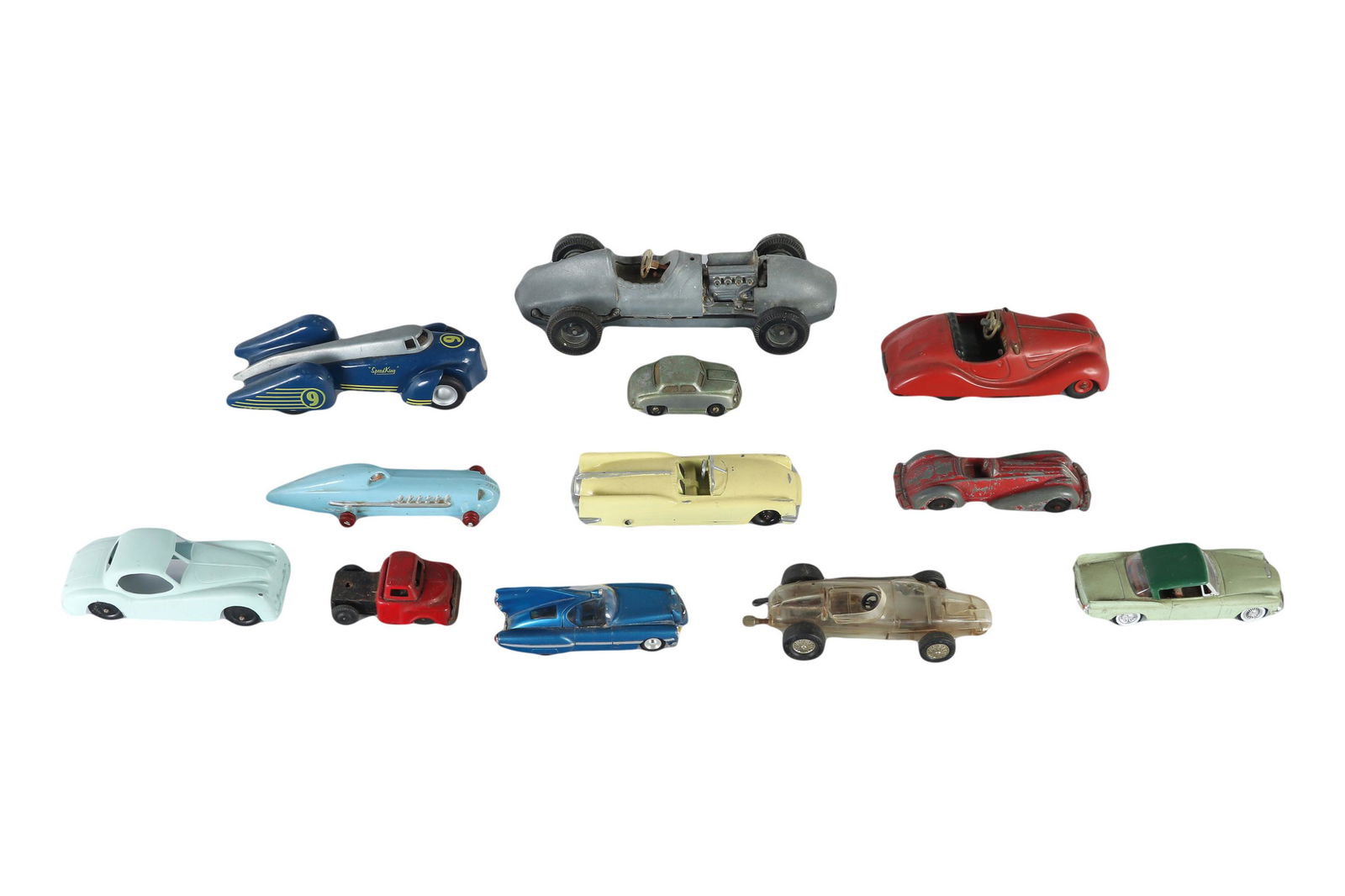 Metal & Plastic 10pc Mini Model Auto Toy Car LOT (1 of 5)