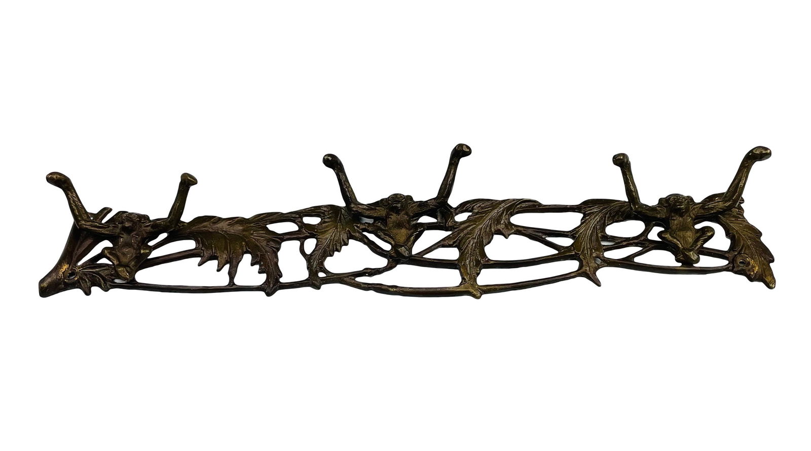 Cast Iron Monkey Branch Wall Mount Hanging Hook (1 of 4)