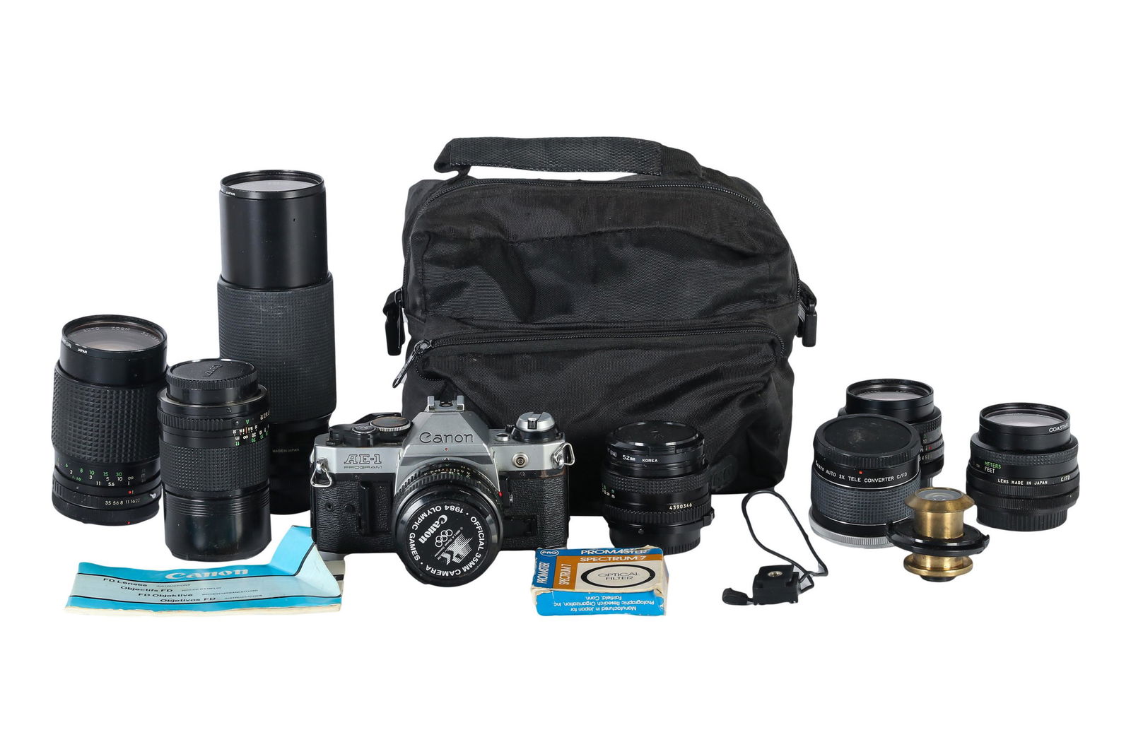 Canon AE-1 SLR Film Camera 50mm f/1.8 Lens & More (1 of 5)