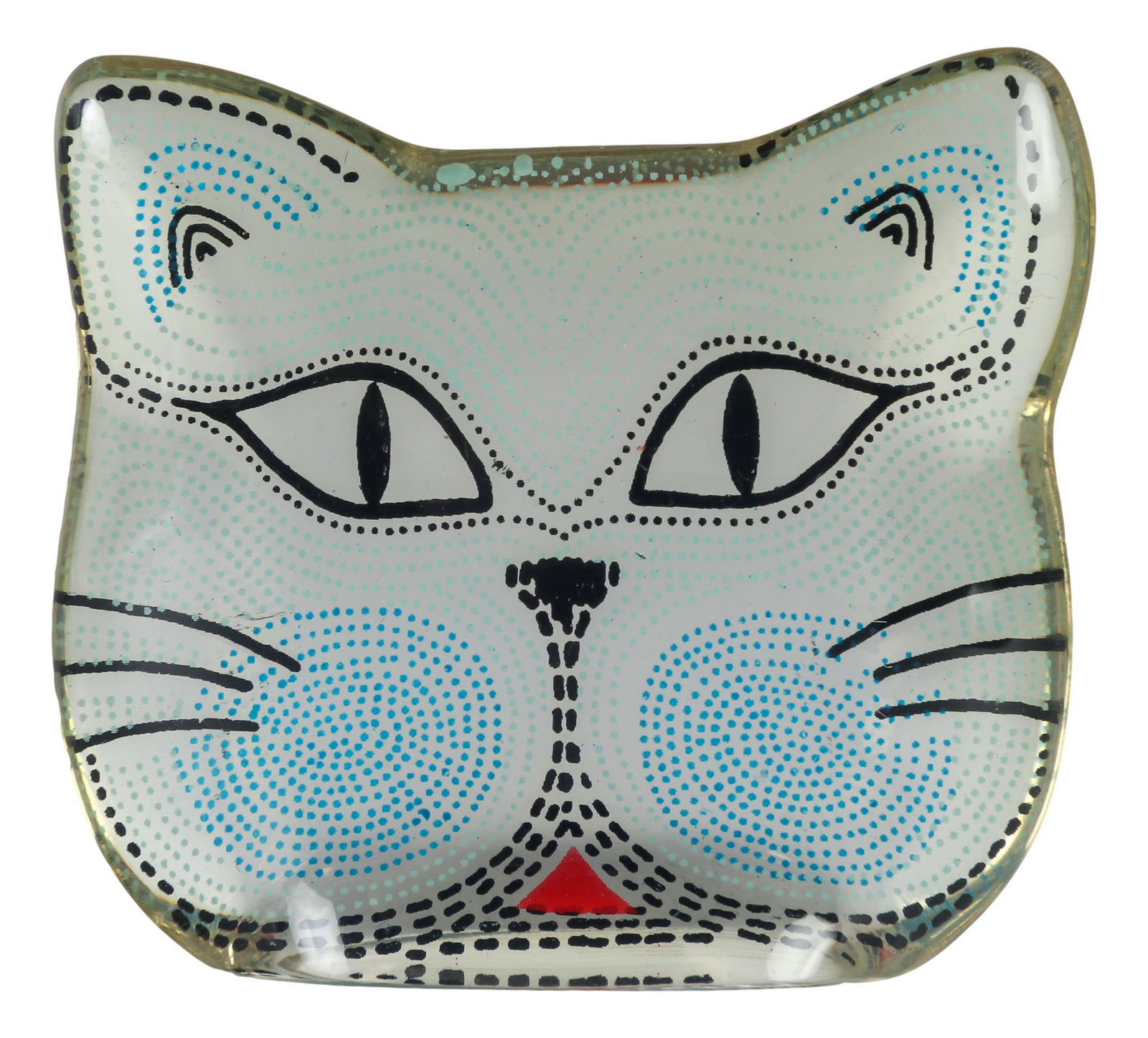 Abraham Palatnik Lucite Op Art Cat Face Sculpture (1 of 4)