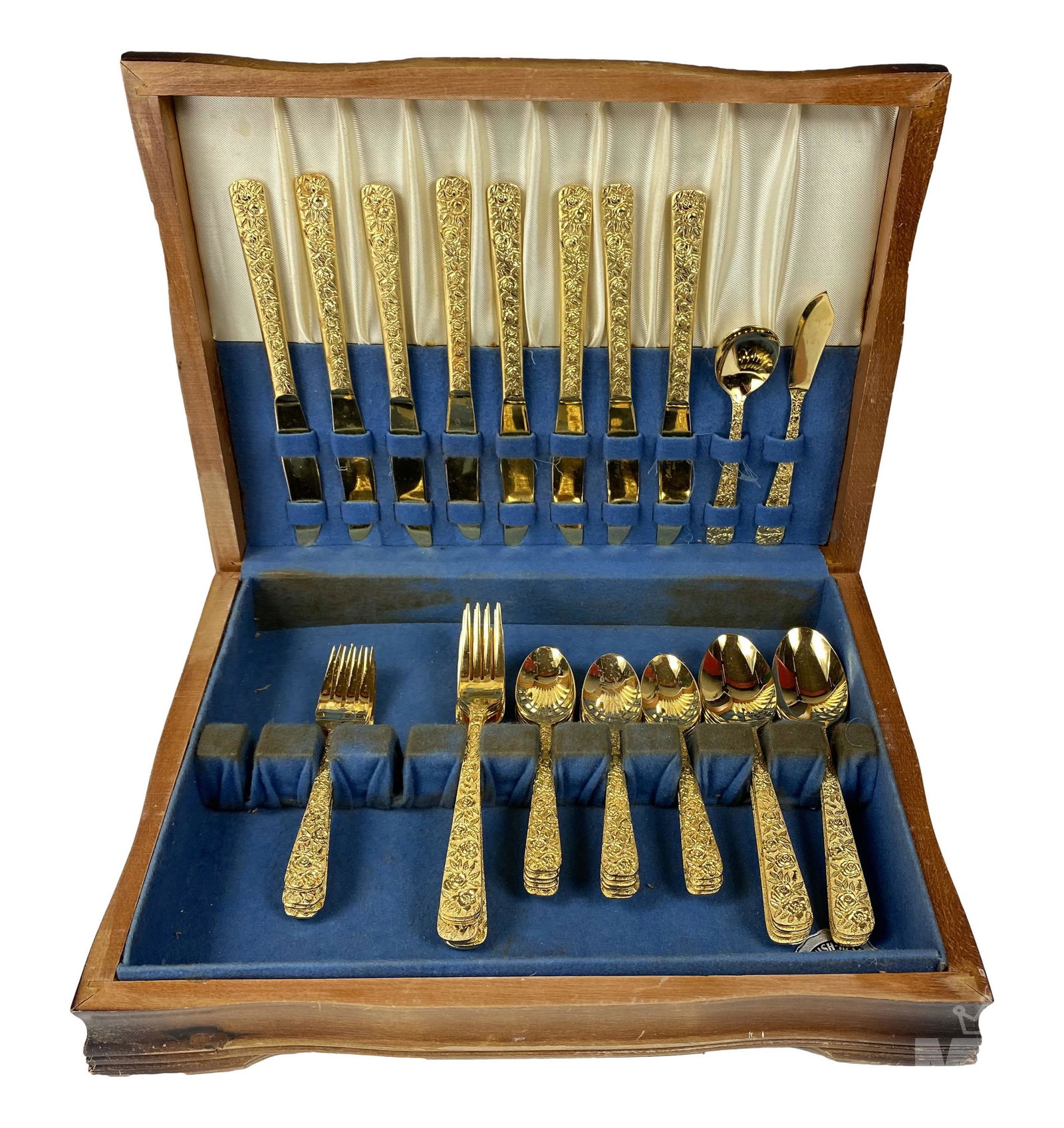 Cellini Romanesque 1968 Flatware Roses 48pc SET (1 of 5)