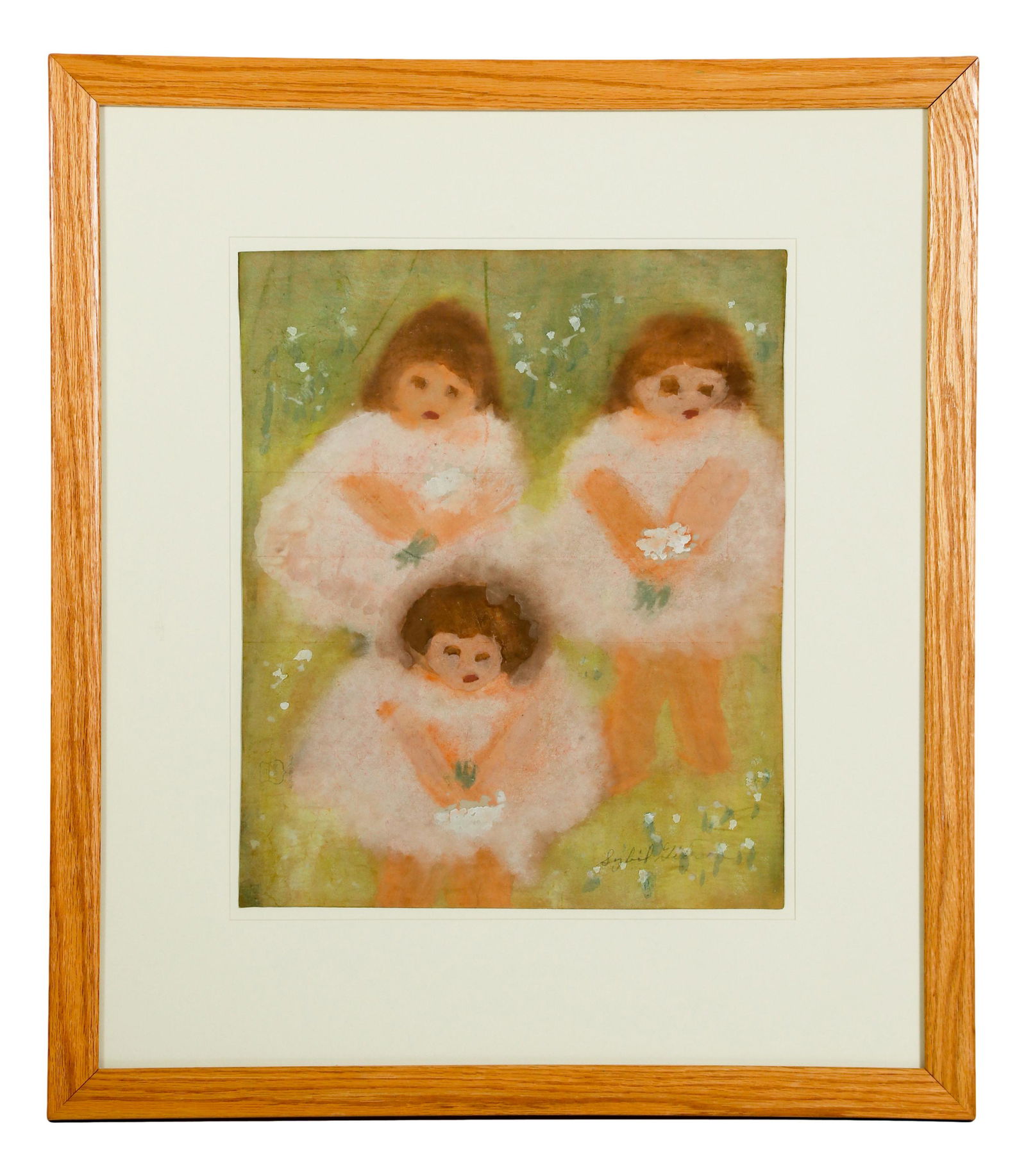 Sybil Deyarmon Gibson 1908-1995 Outsider Painting (1 of 5)