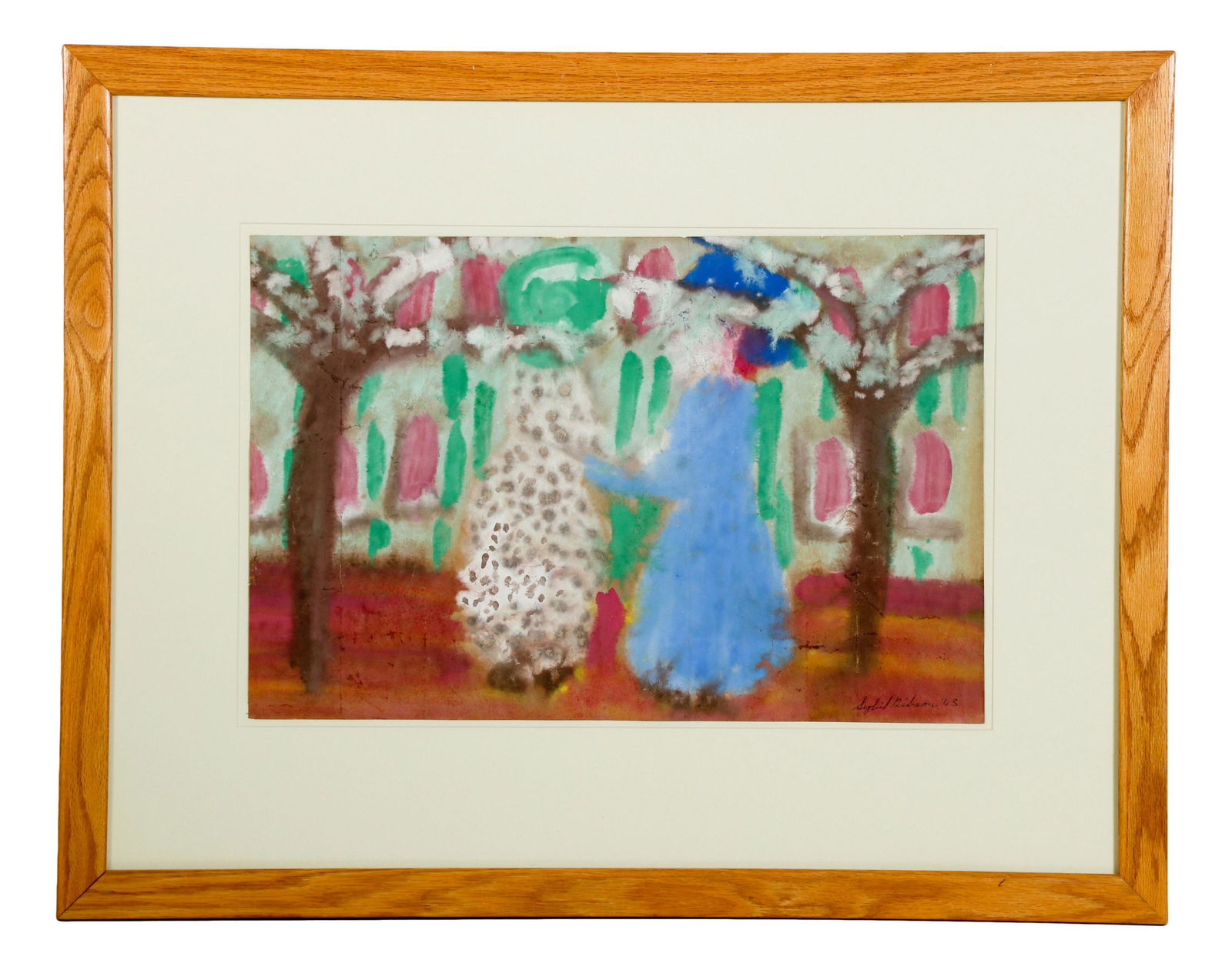 Sybil Deyarmon Gibson 1908-1995 Outsider Painting (1 of 5)